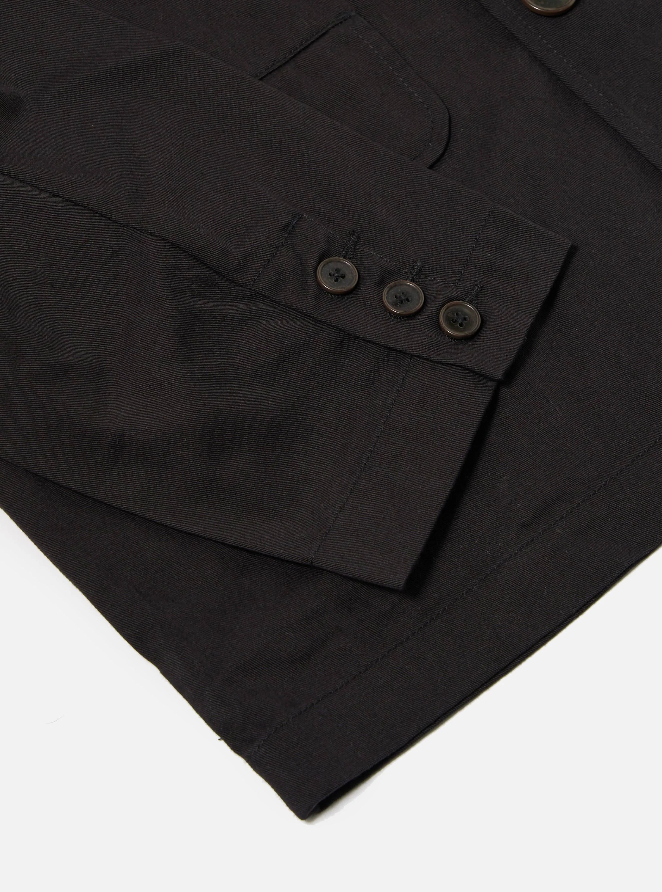 A. SOCIETY x Universal Works Black Twill Starline Jacket - Image 8