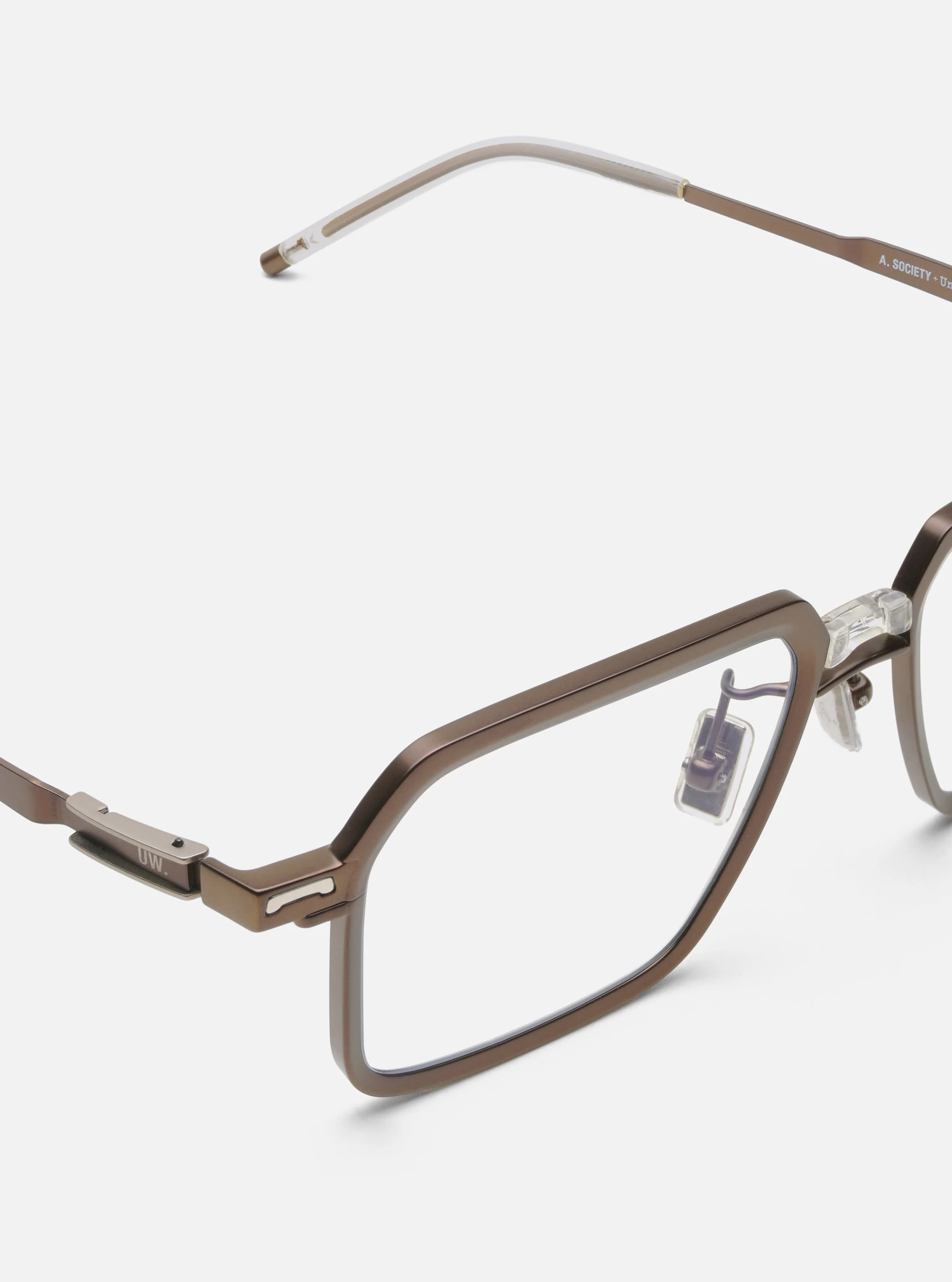 A. SOCIETY x Universal Works Brown/Honey Kowloon Eyewear - Image 5