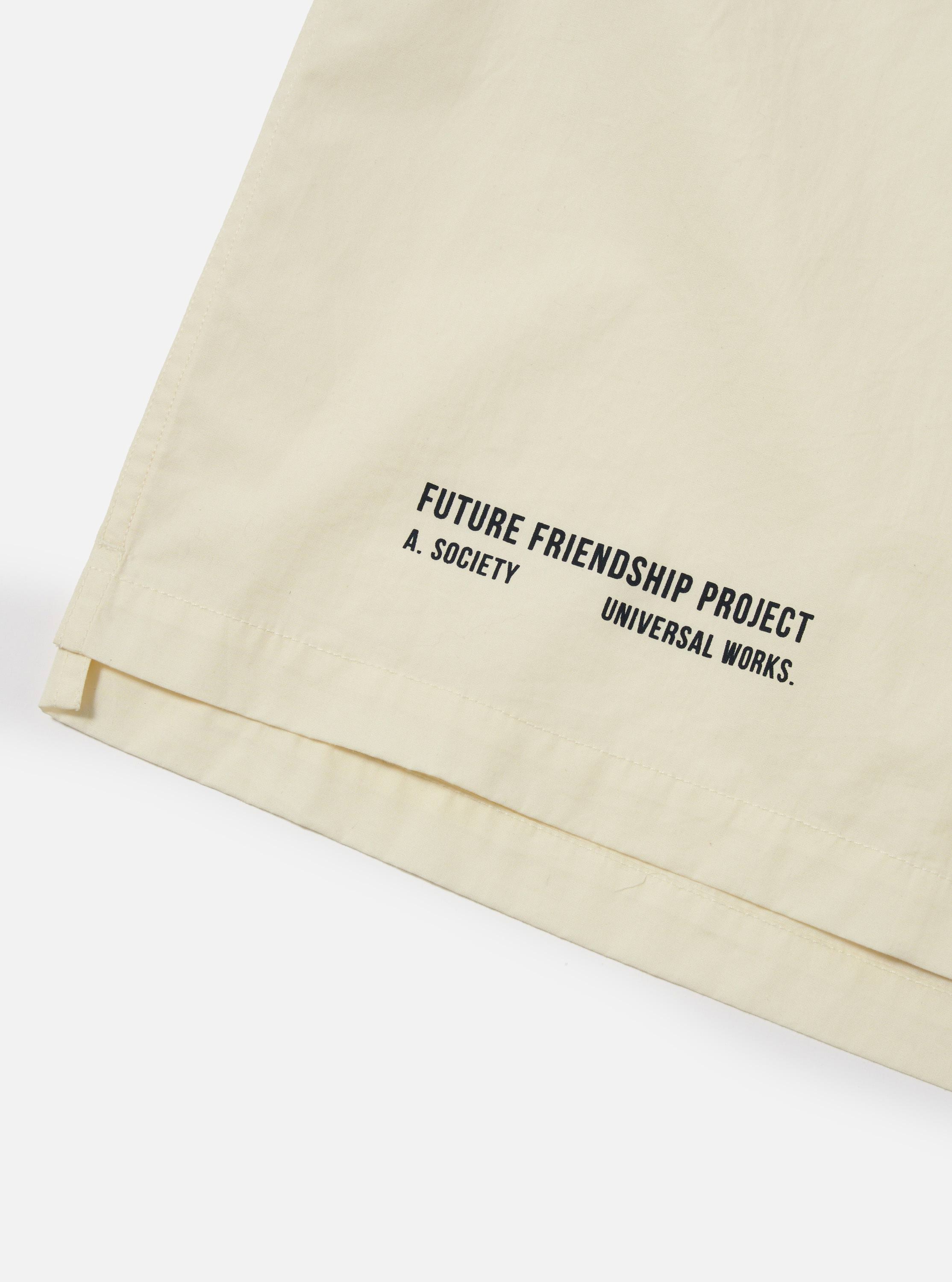 A. SOCIETY x Universal Works Ecru Broadcloth Camp Shirt - Image 7