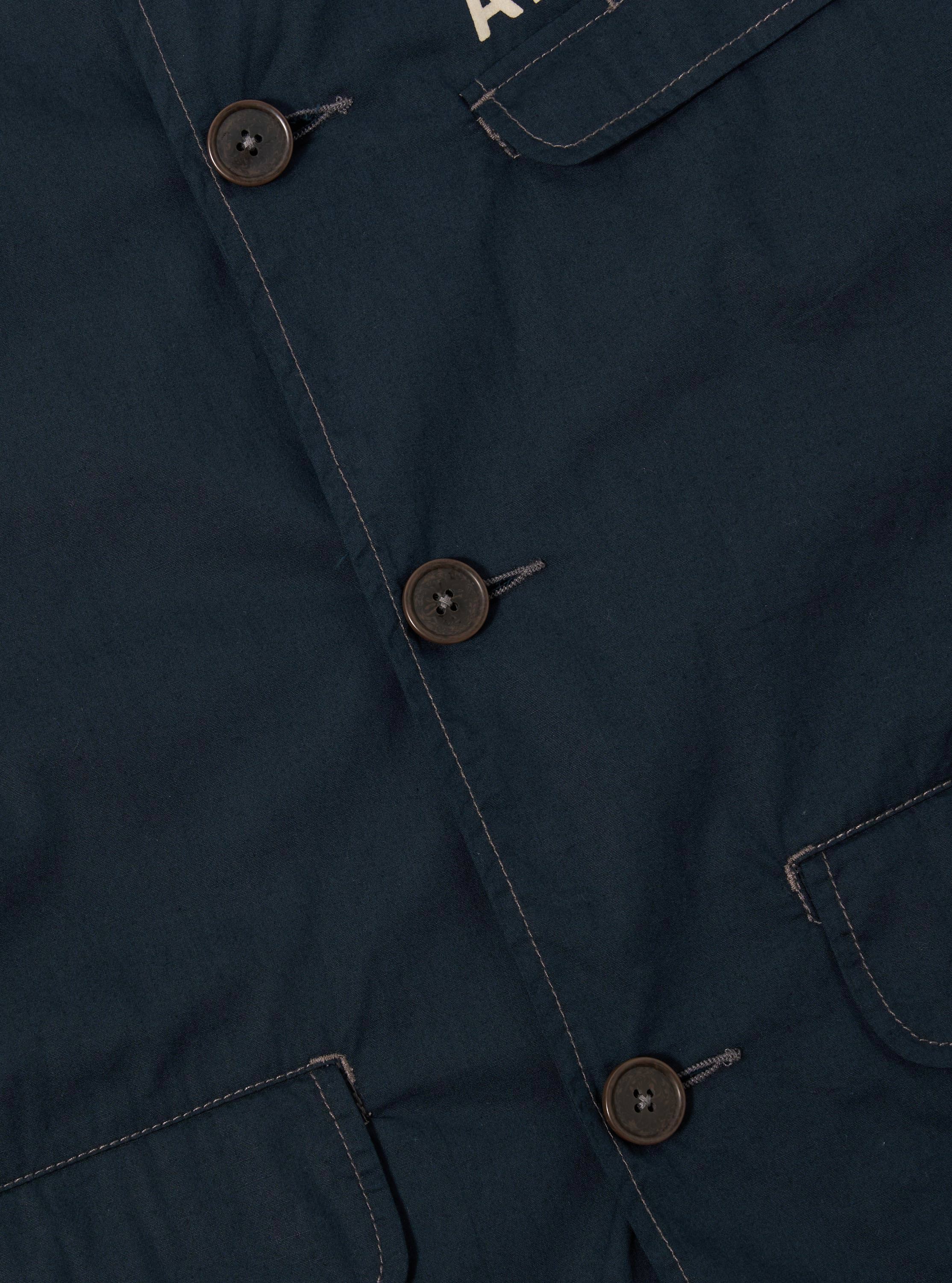 A. SOCIETY x Universal Works Navy Broadcloth Starline Jacket - Image 6