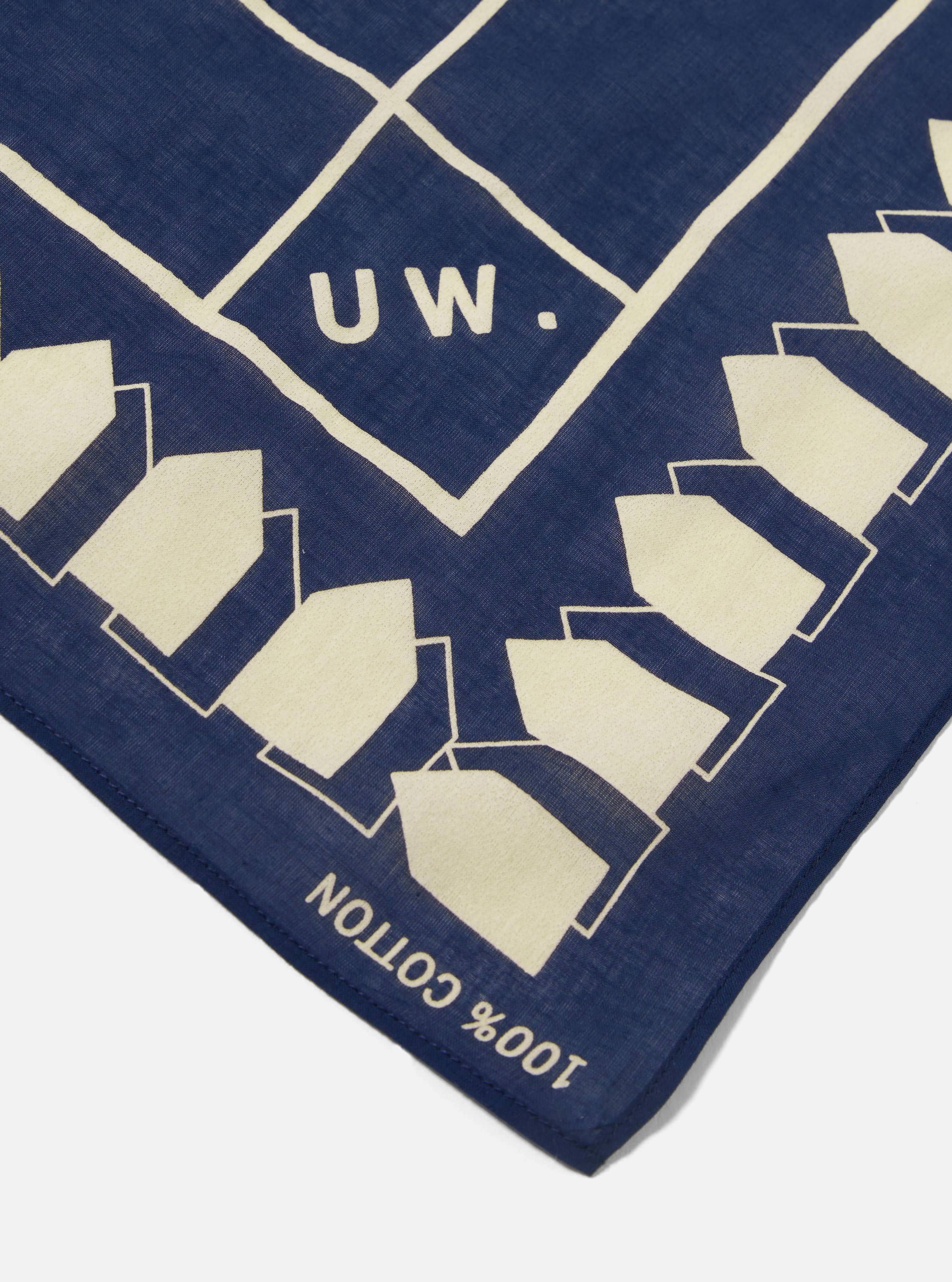 A. SOCIETY x Universal Works Navy Cambric Neckerchief - Image 2