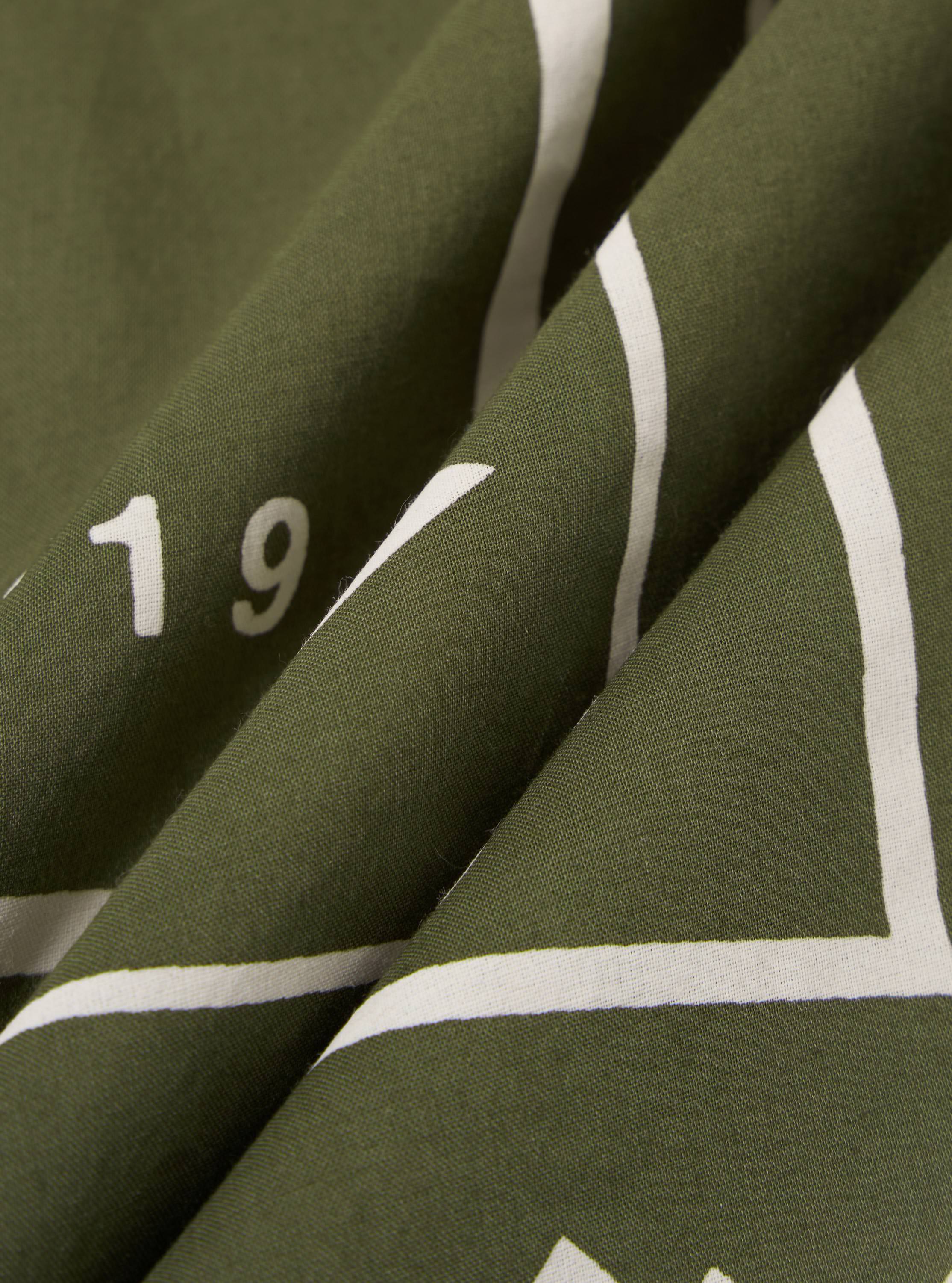 A. SOCIETY x Universal Works Olive Cambric Neckerchief - Image 3