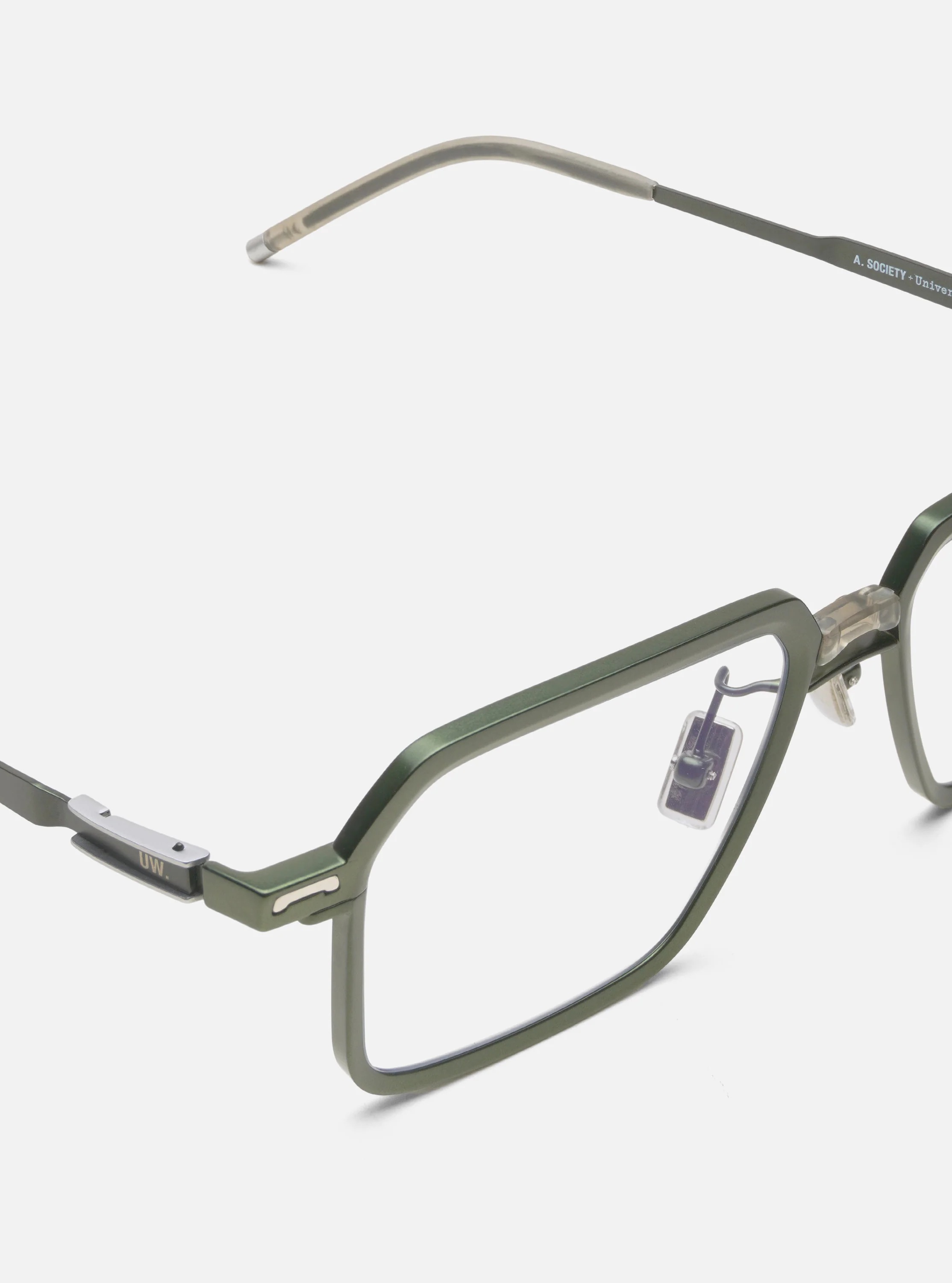 A. SOCIETY x Universal Works Olive/Green Kowloon Eyewear - Image 5