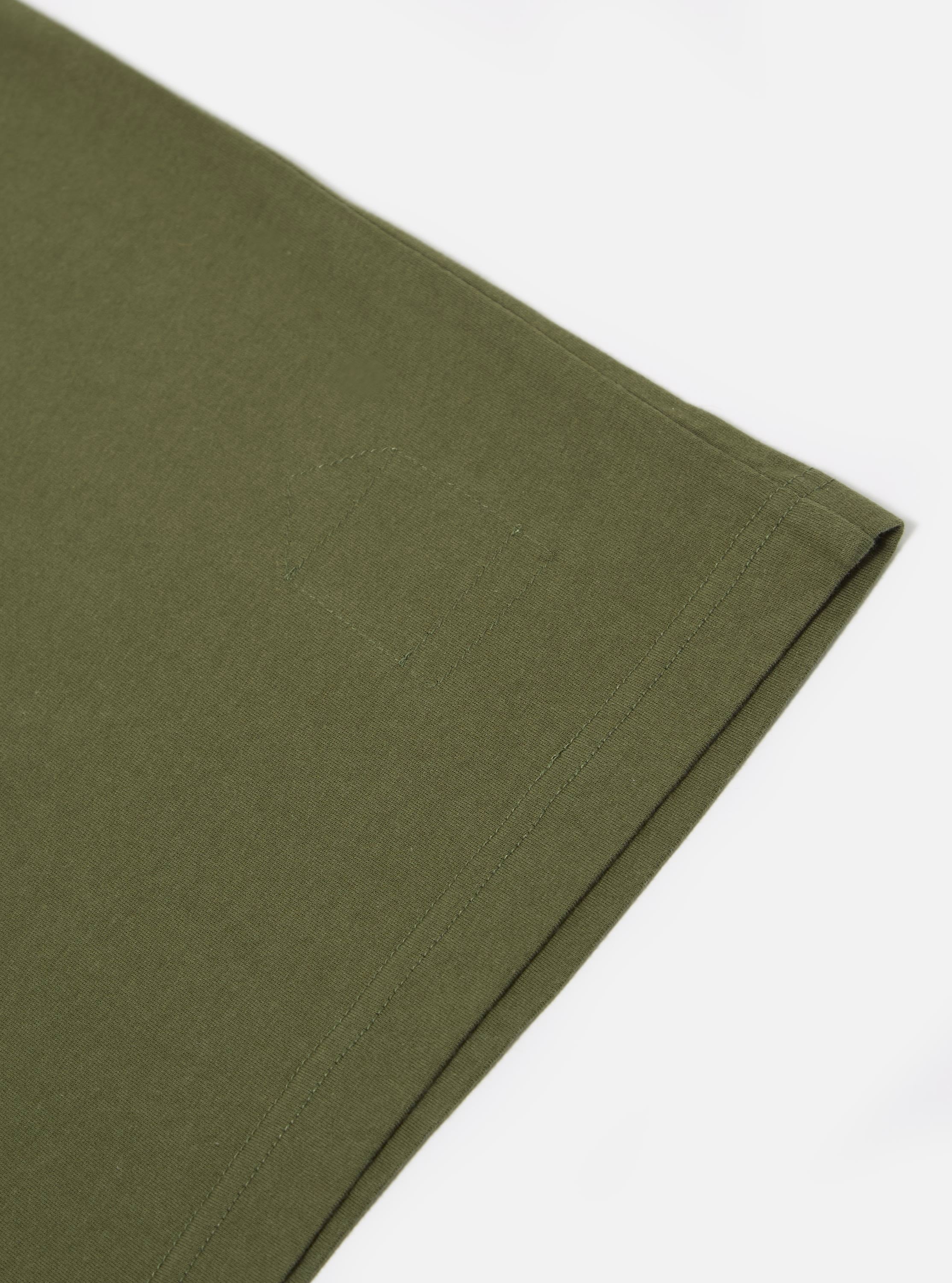 A. SOCIETY x Universal Works Olive Single Jersey Print Tee - Image 7