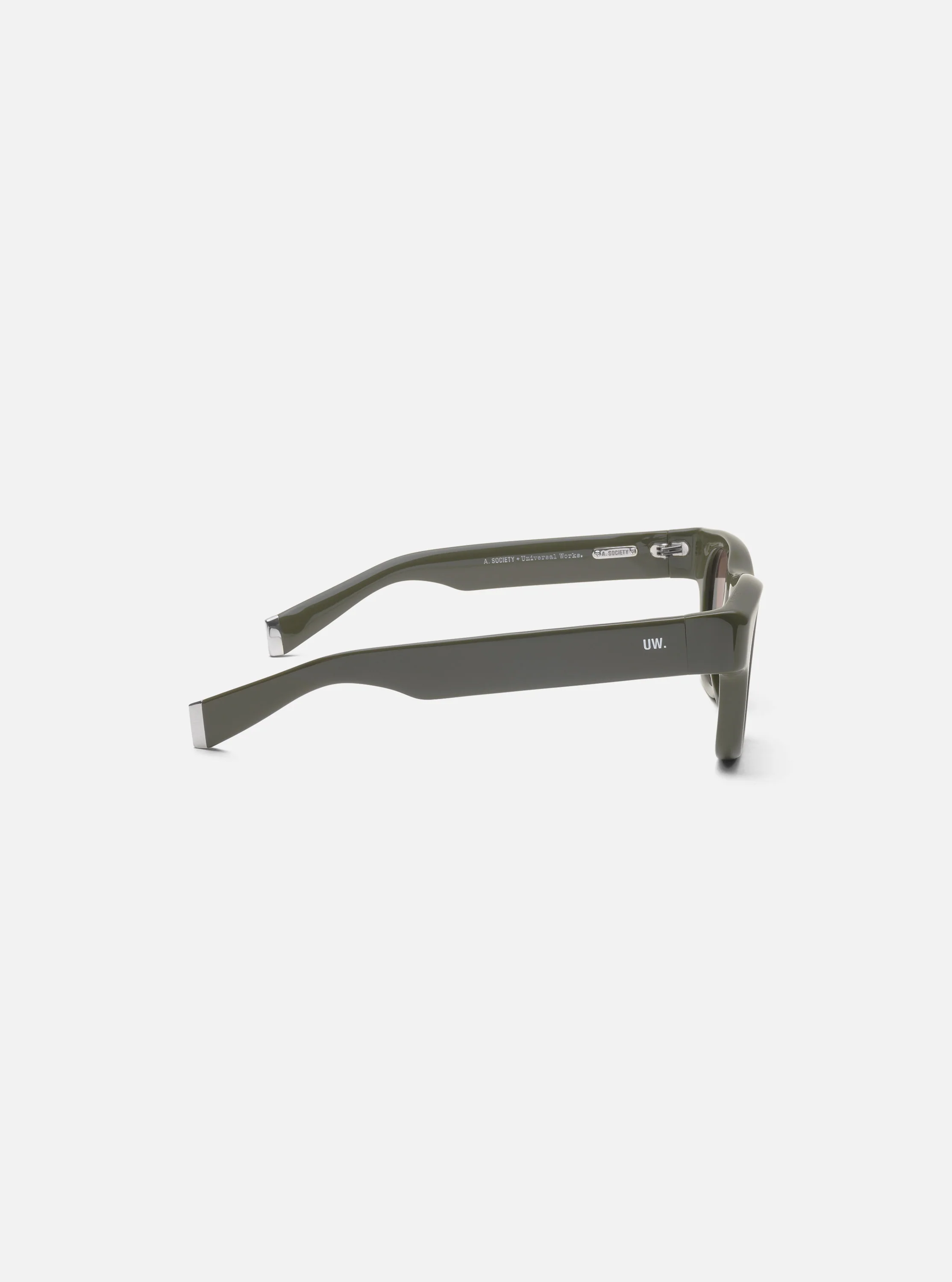 A. SOCIETY x Universal Works Olive Stanley Sunglasses - Image 4