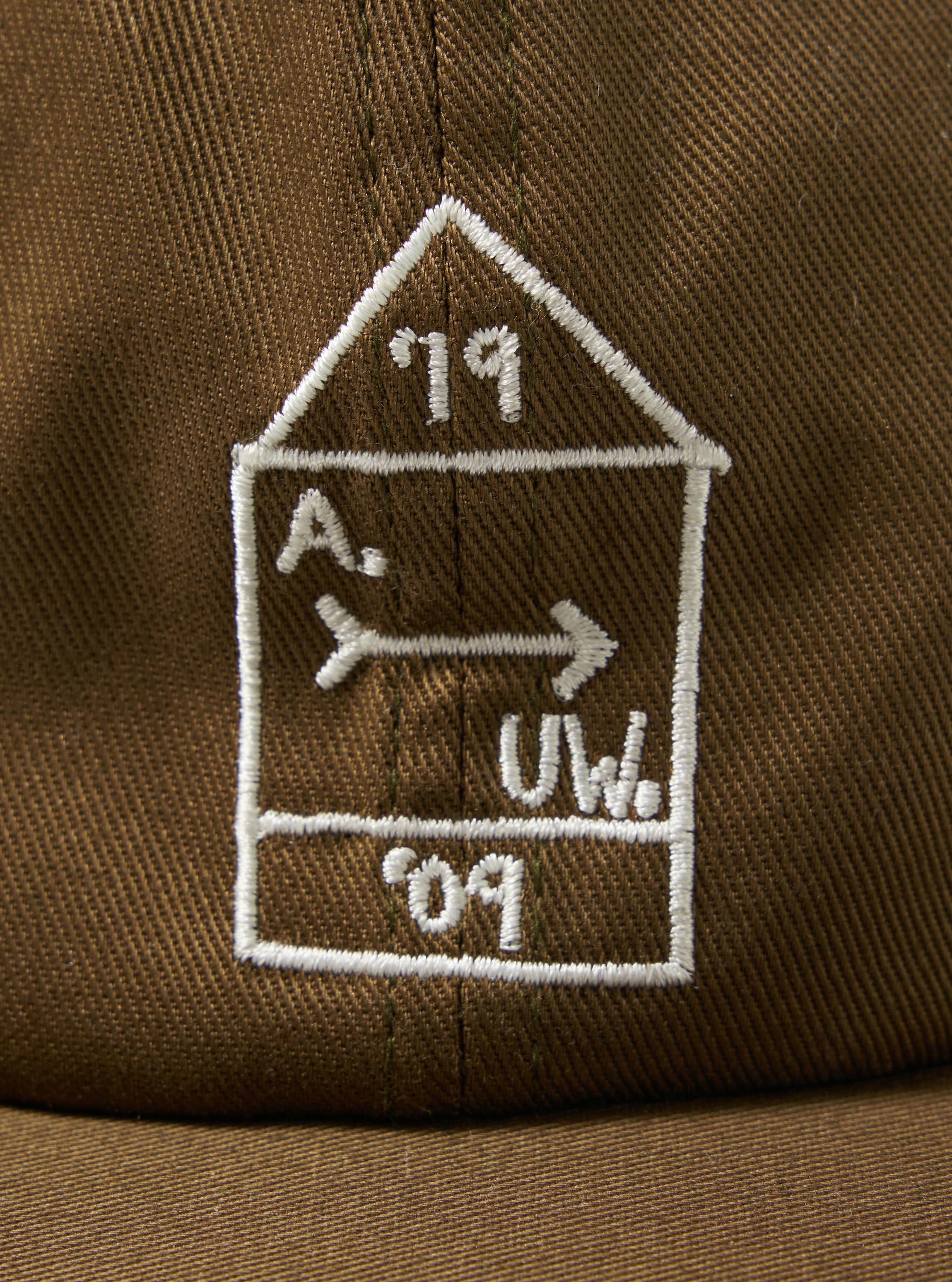 A. SOCIETY x Universal Works Olive Twill Cotton Baseball Hat - Image 3