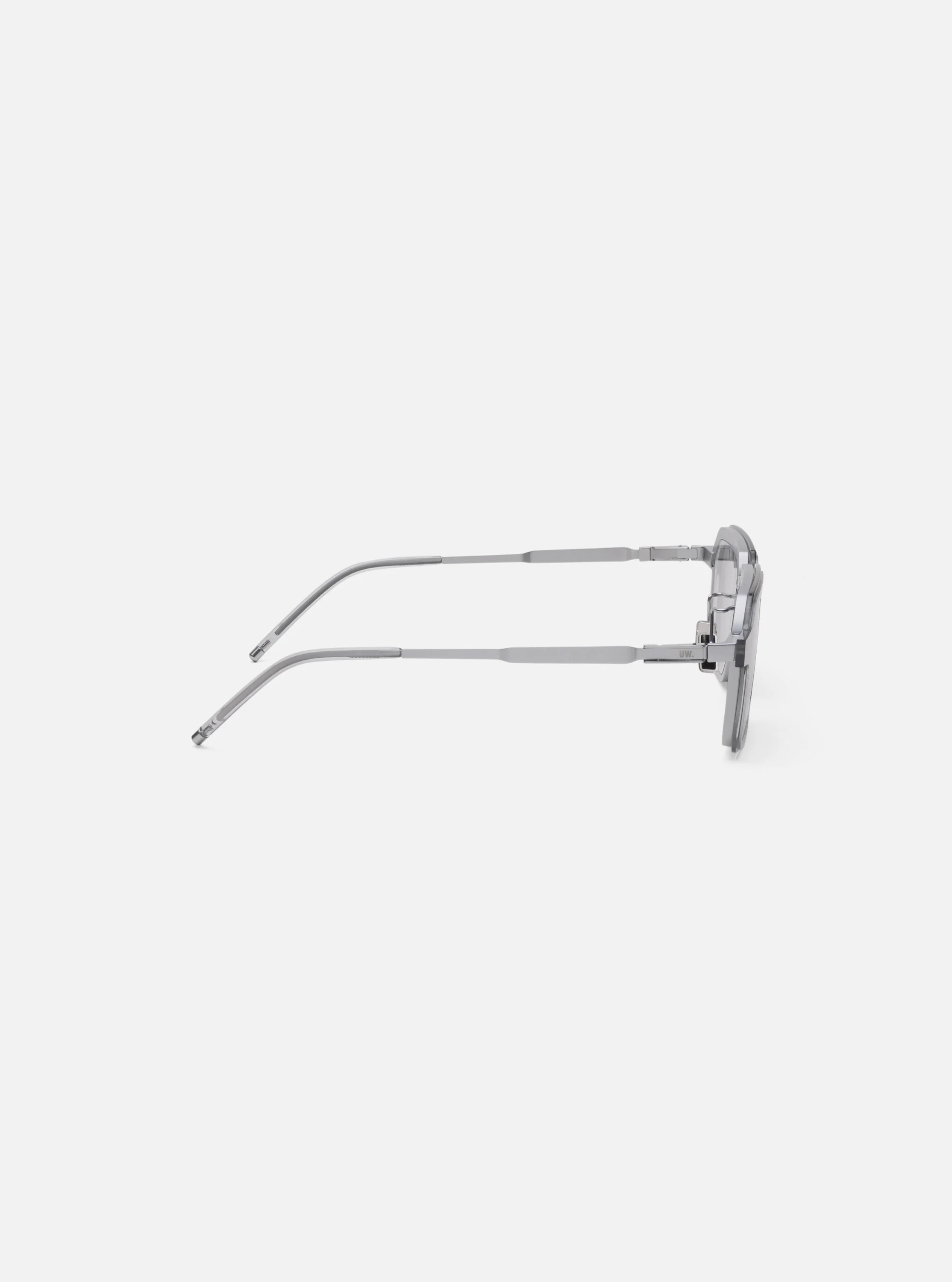 A. SOCIETY x Universal Works Silver/Grey Kowloon Eyewear - Image 4
