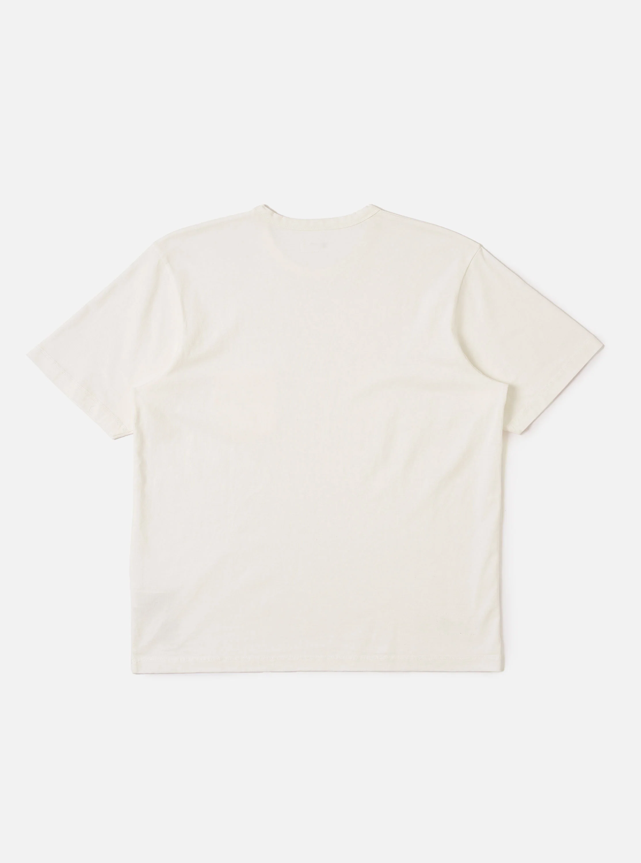Antique White Recycled/Bio Jersey Core Pocket Tee - Image 5