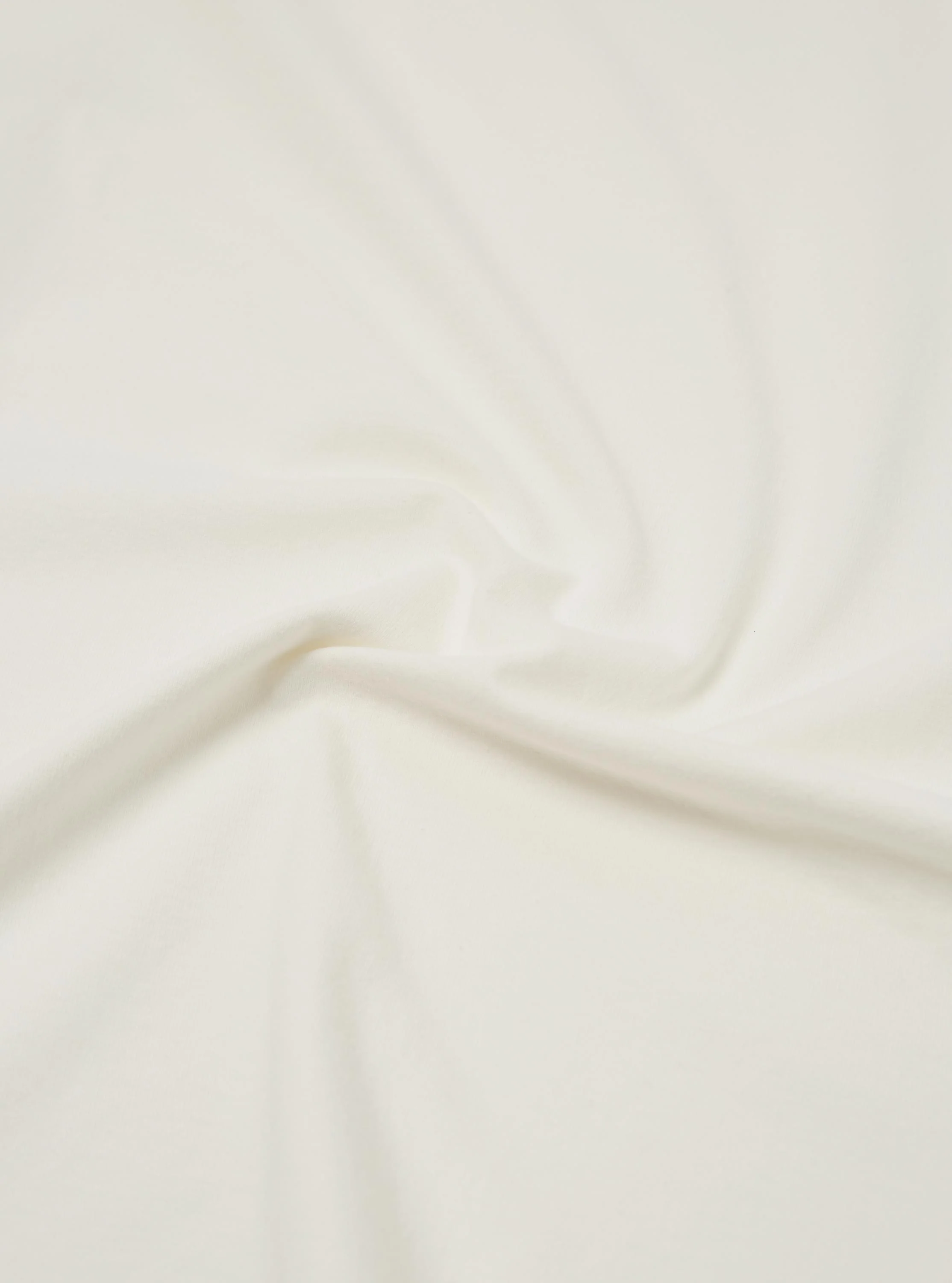 Antique White Recycled/Bio Jersey Henry L/S Tee - Image 4