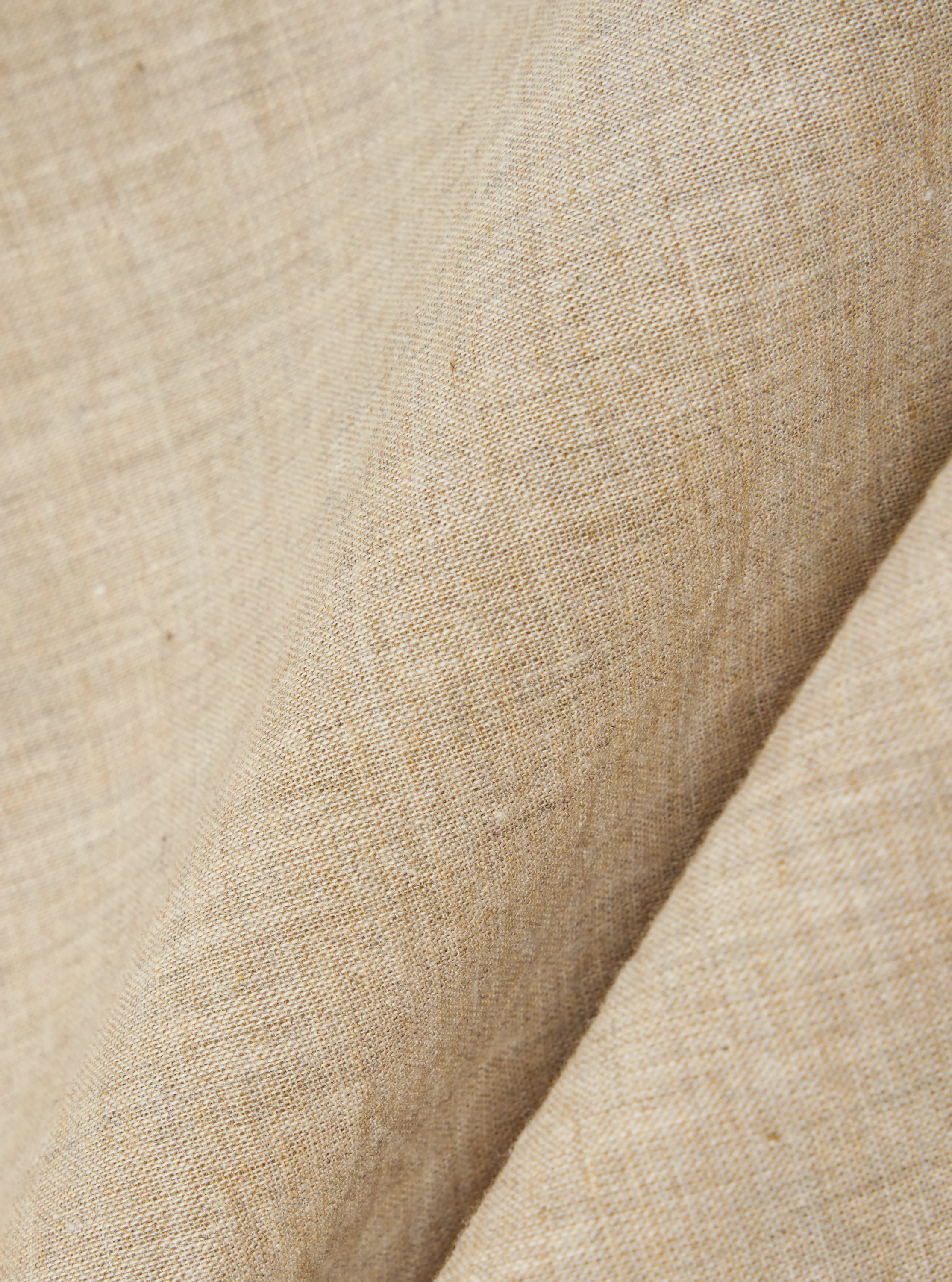Beige Fine Organic Cotton Sal Road Shirt - Image 4