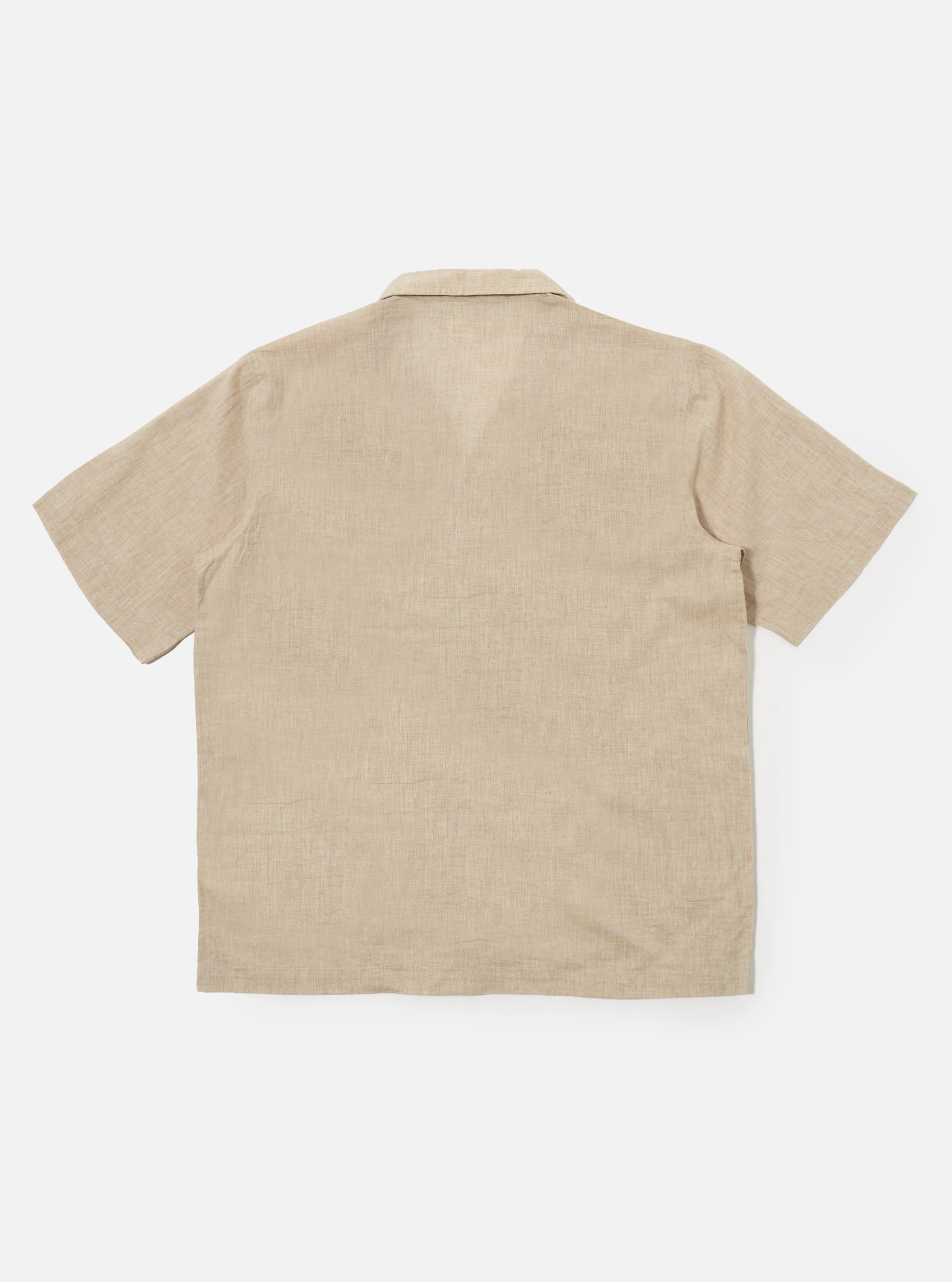 Beige Fine Organic Cotton Sal Road Shirt - Image 5