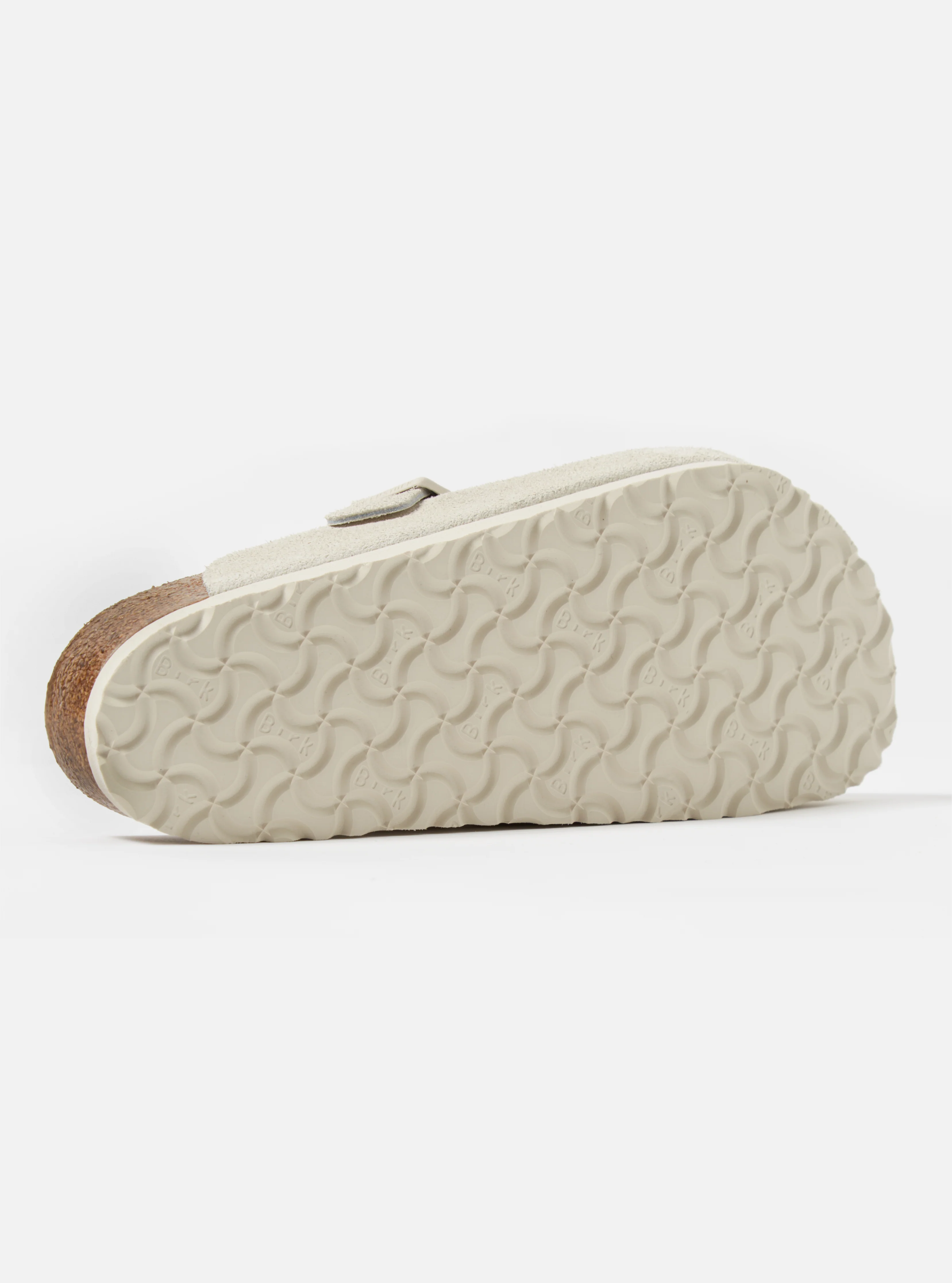 Birkenstock Antique White Suede Boston - Image 5