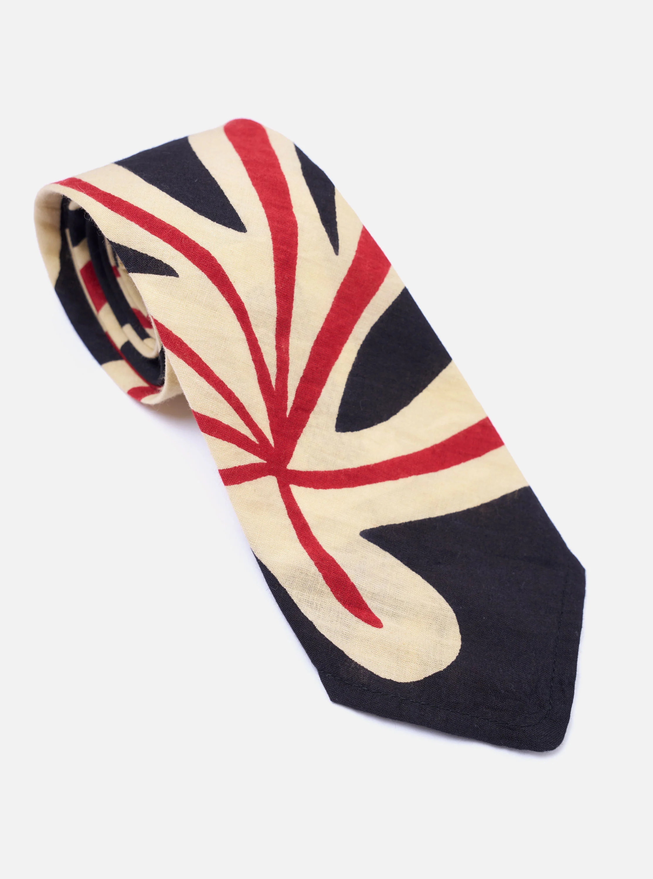 Black Baja Print Tie - Image 2