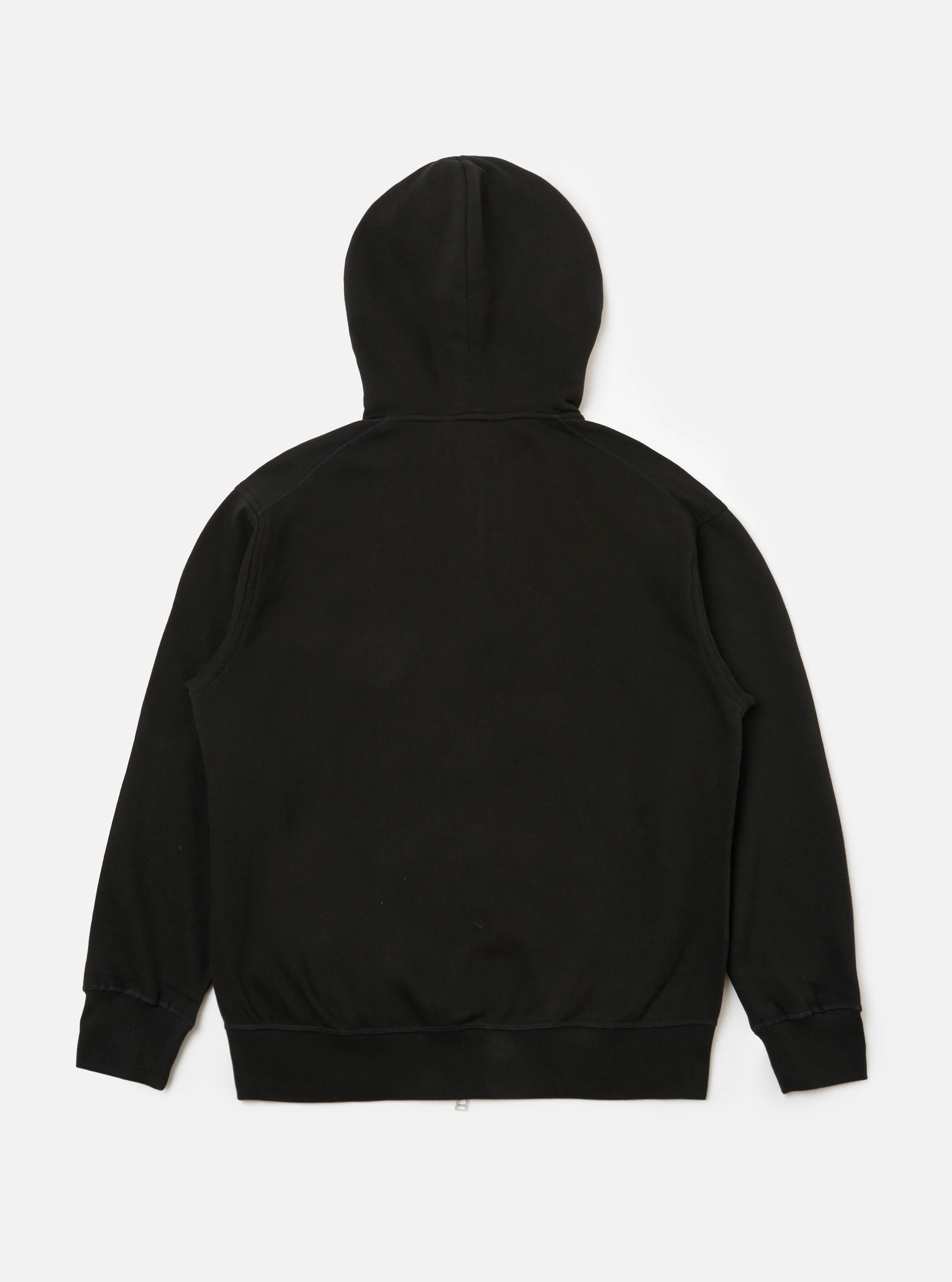Black Brush Back Sweat New York Hoody - Image 5