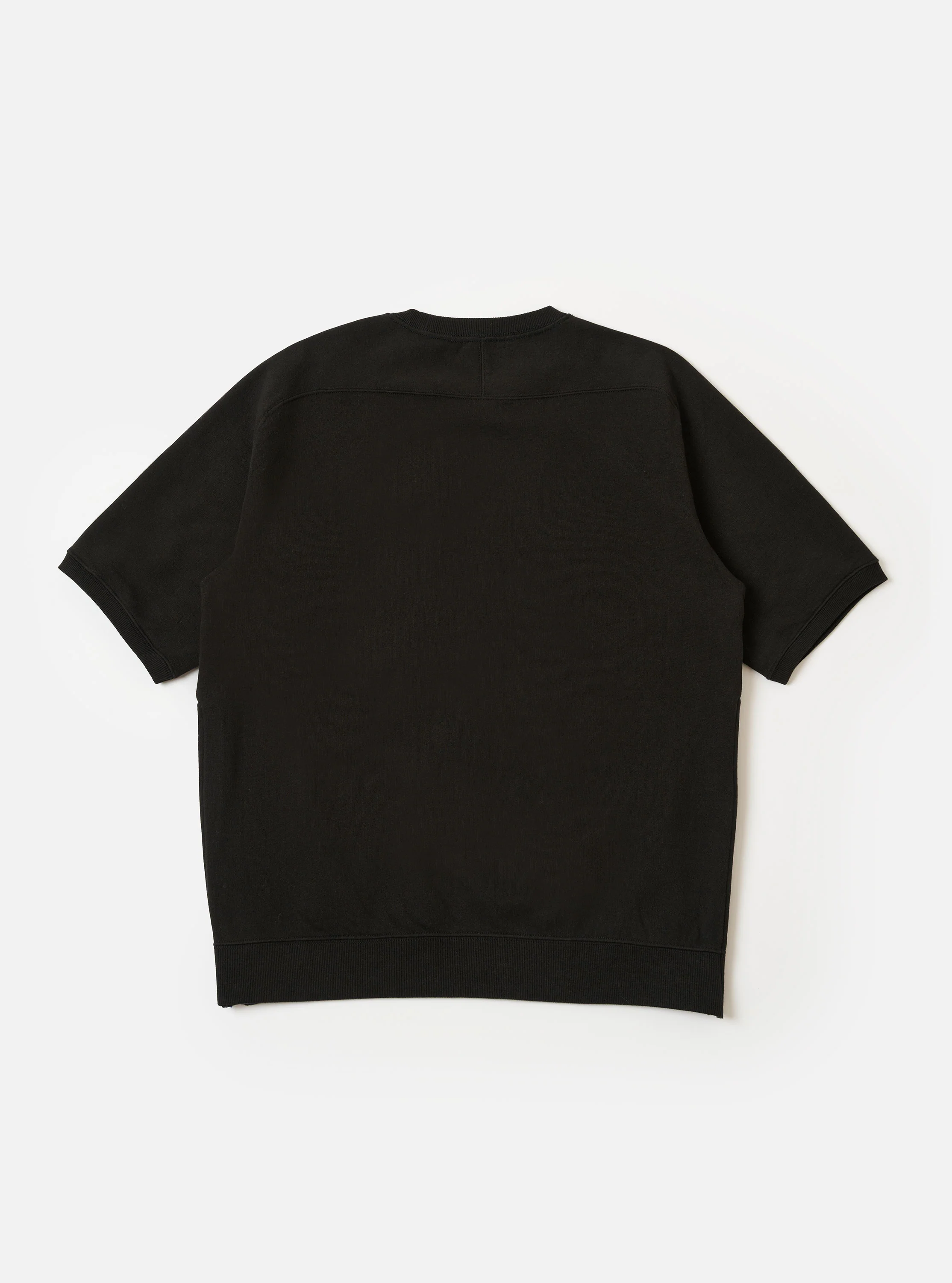 master-piece x Universal Works Black Brush Back Sweat S/S Billy Sweat - Image 5