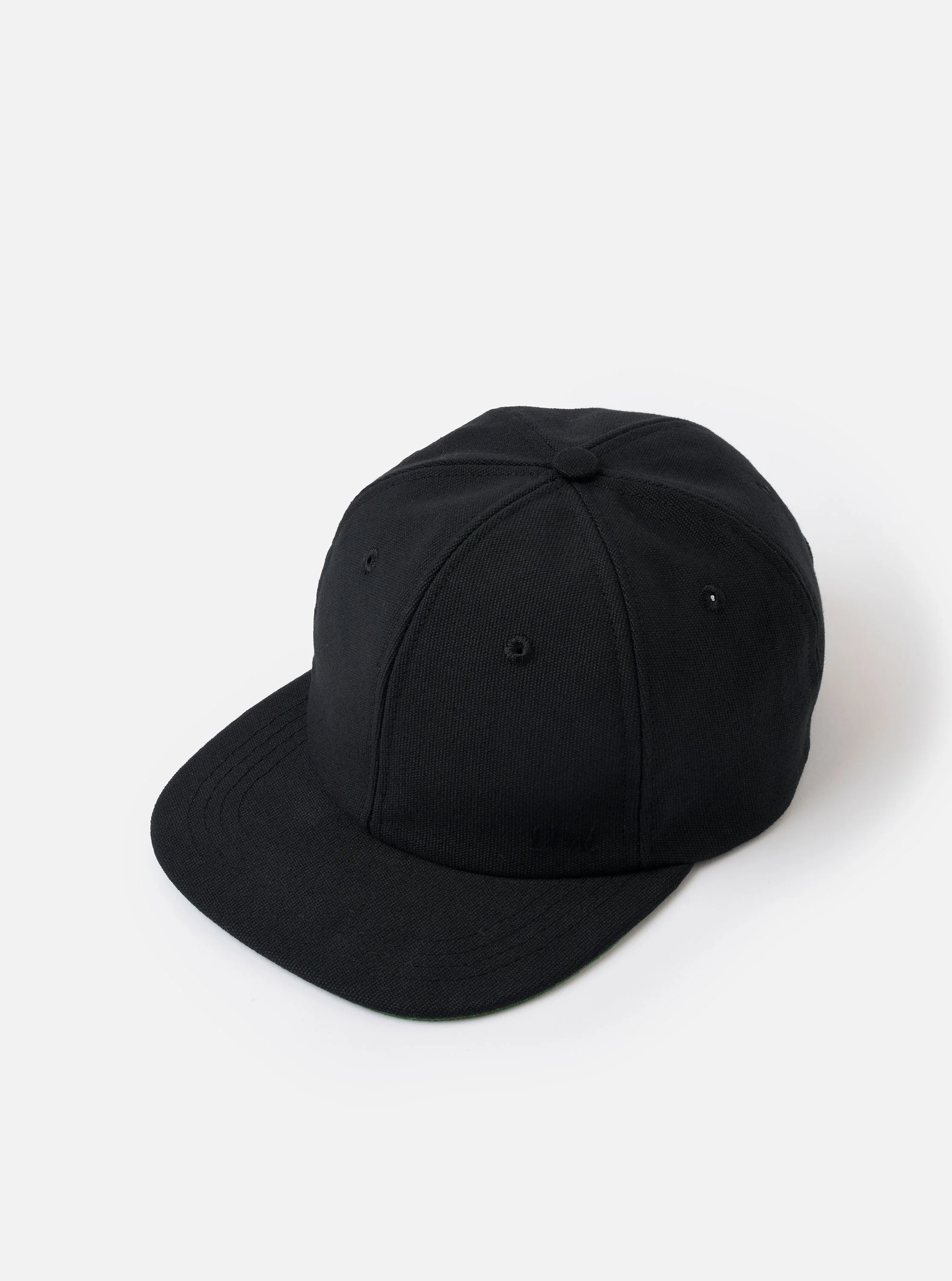 Black Canvas Baseball Hat - Image 3