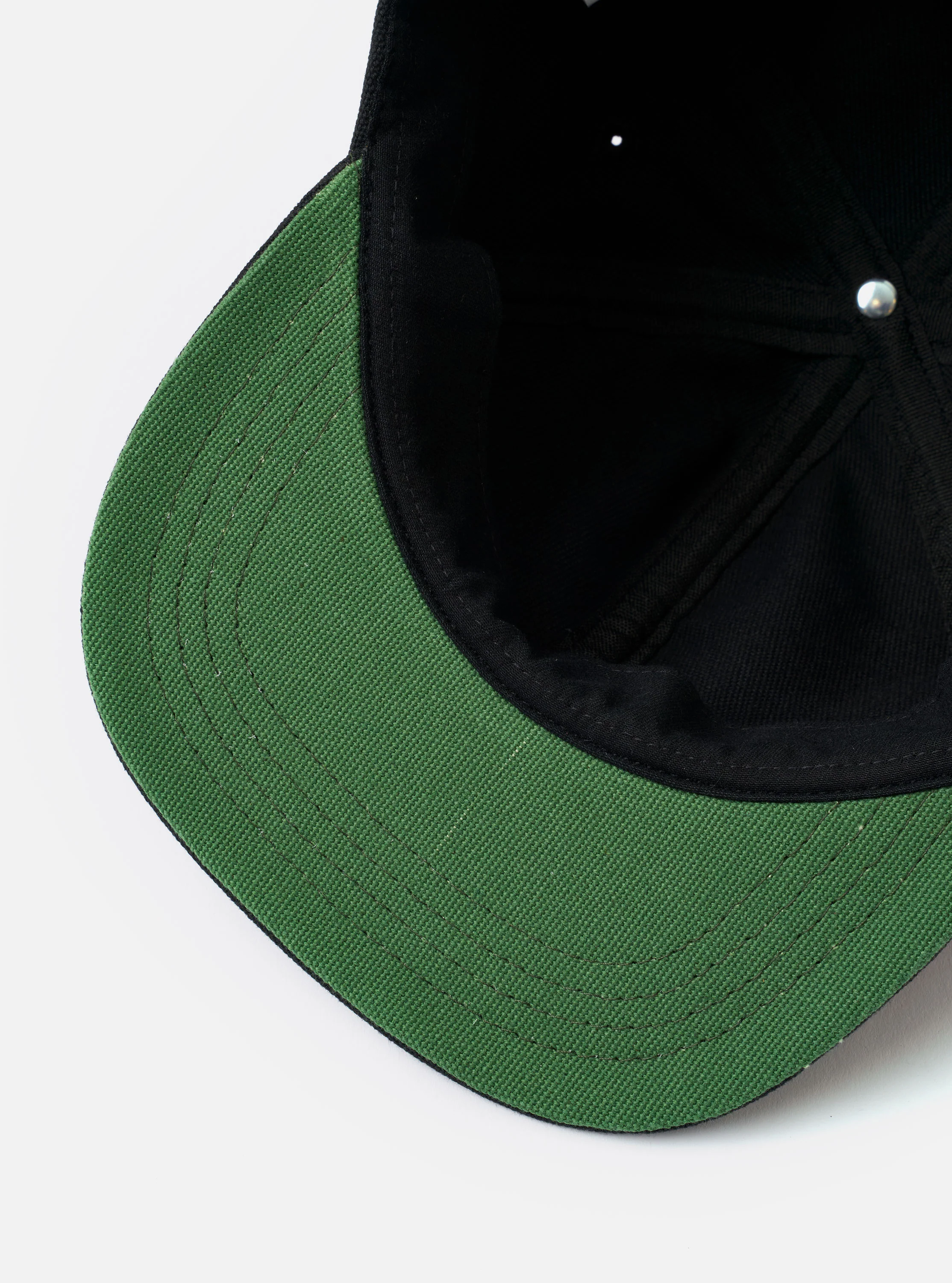 Black Canvas Baseball Hat - Image 4