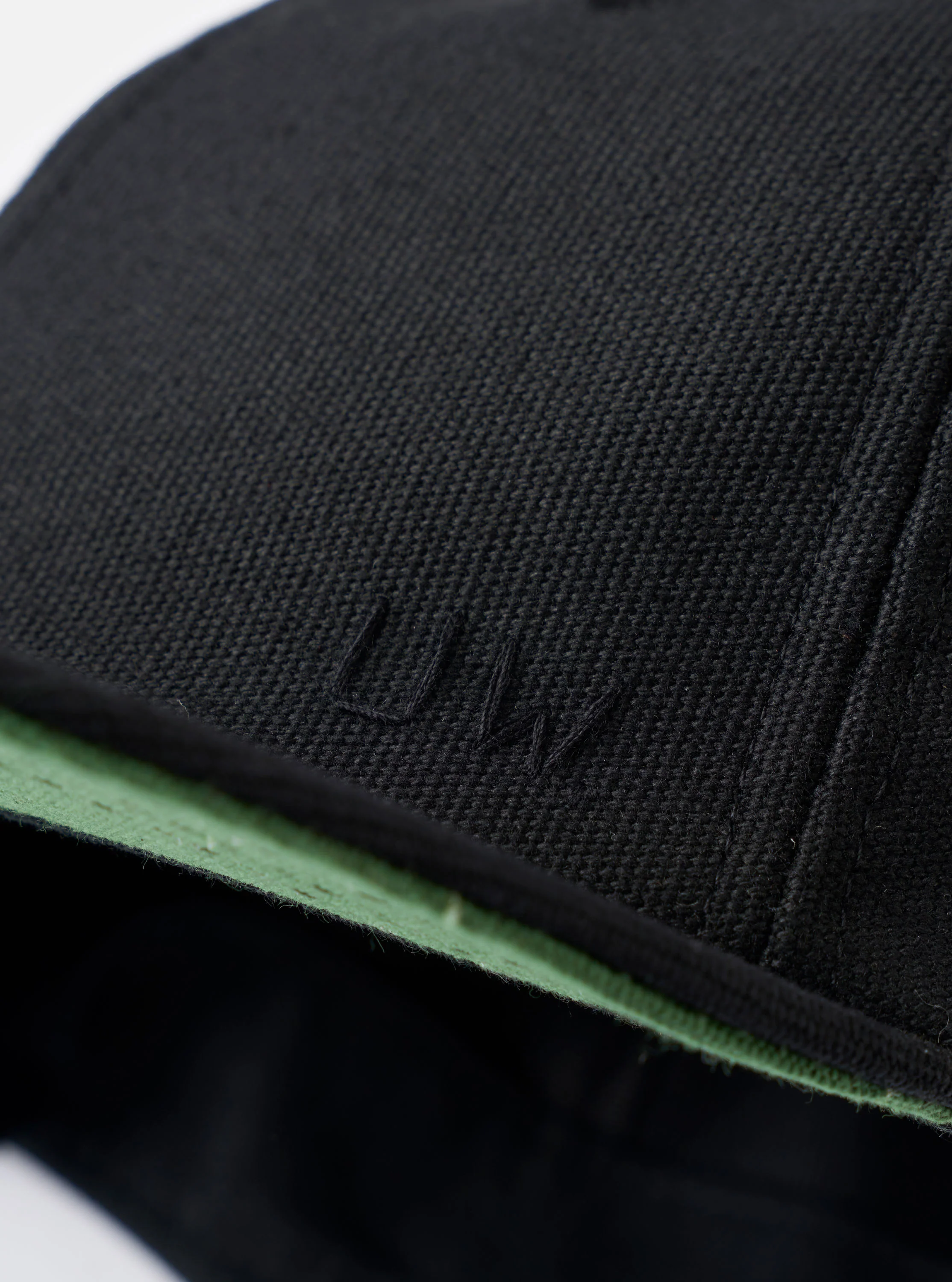 Black Canvas Baseball Hat - Image 6