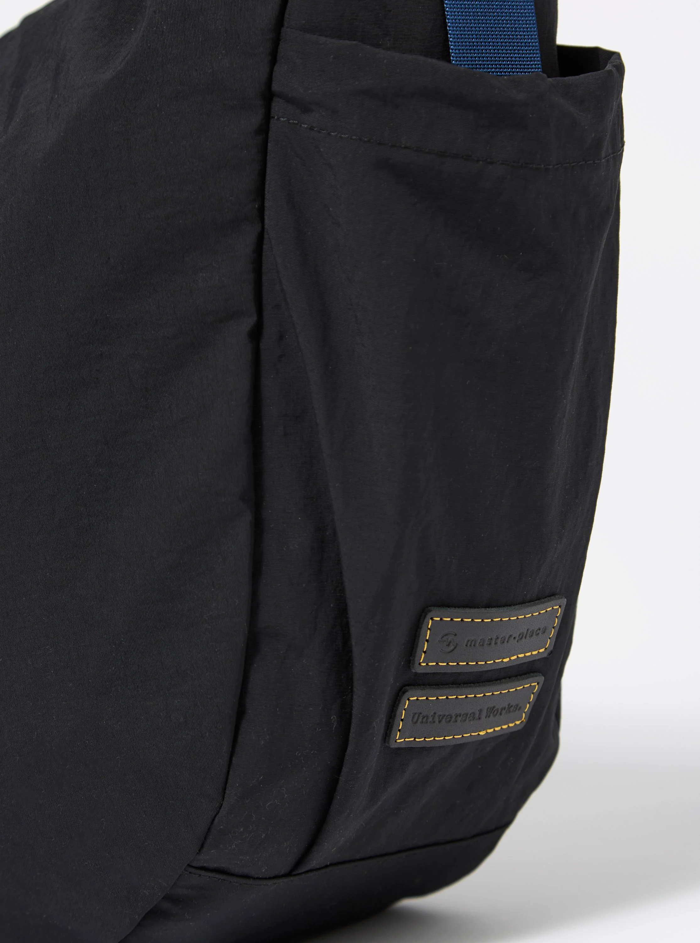 master-piece x Universal Works Black Large Canvas Shoulder Bag - Image 3