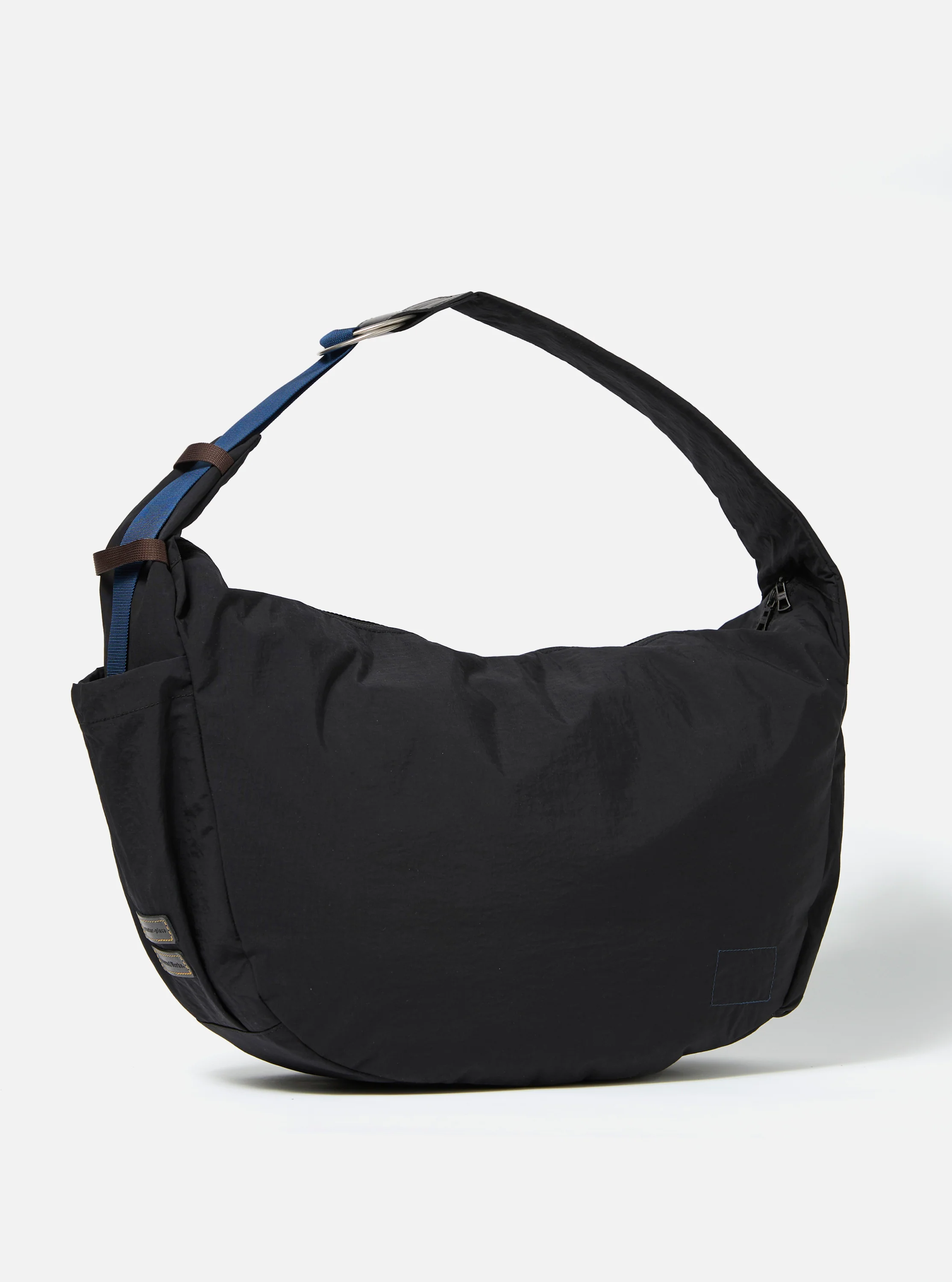 master-piece x Universal Works Black Large Canvas Shoulder Bag - Image 4