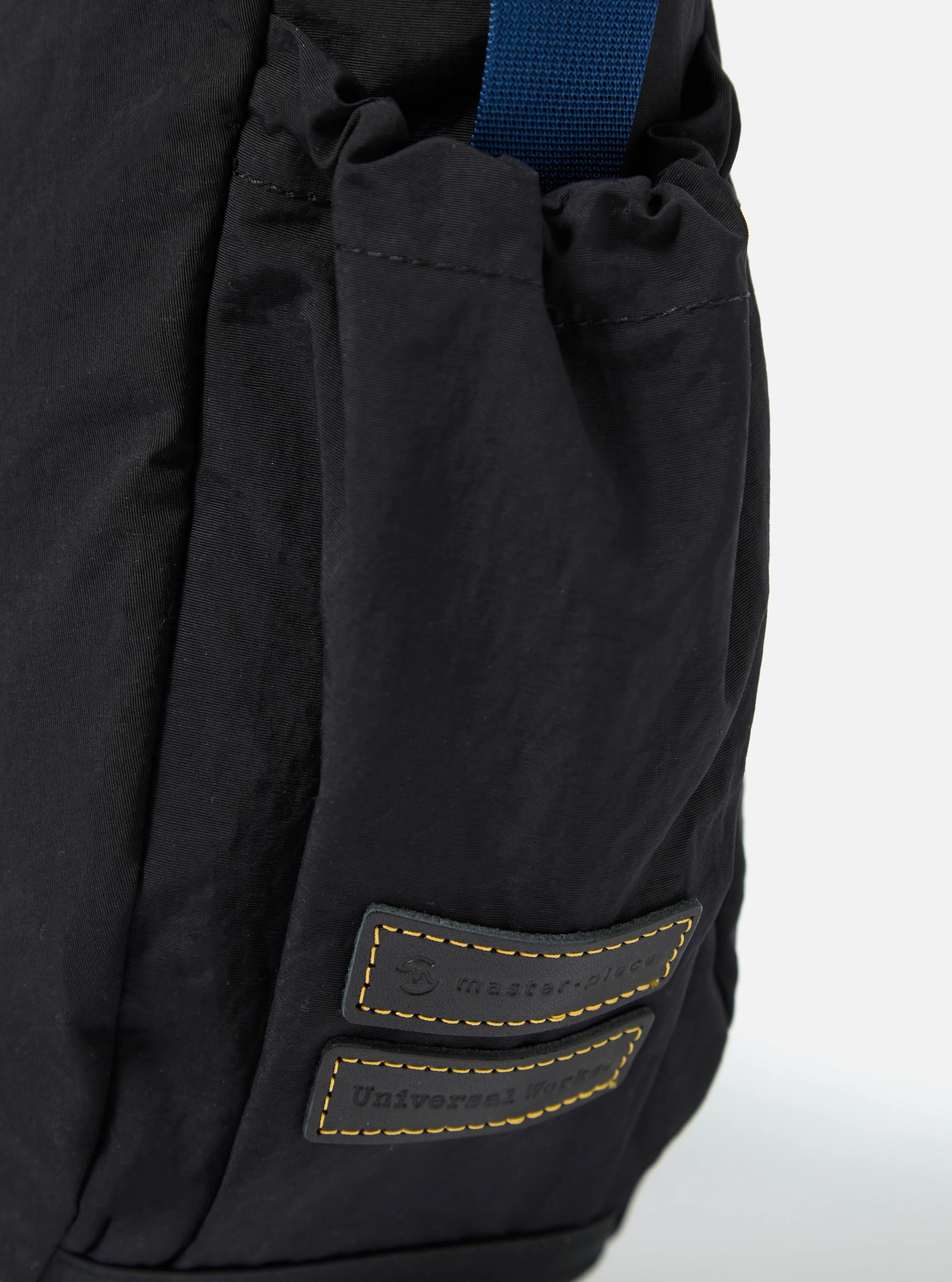 master-piece x Universal Works Black Medium Canvas Shoulder Bag - Image 3