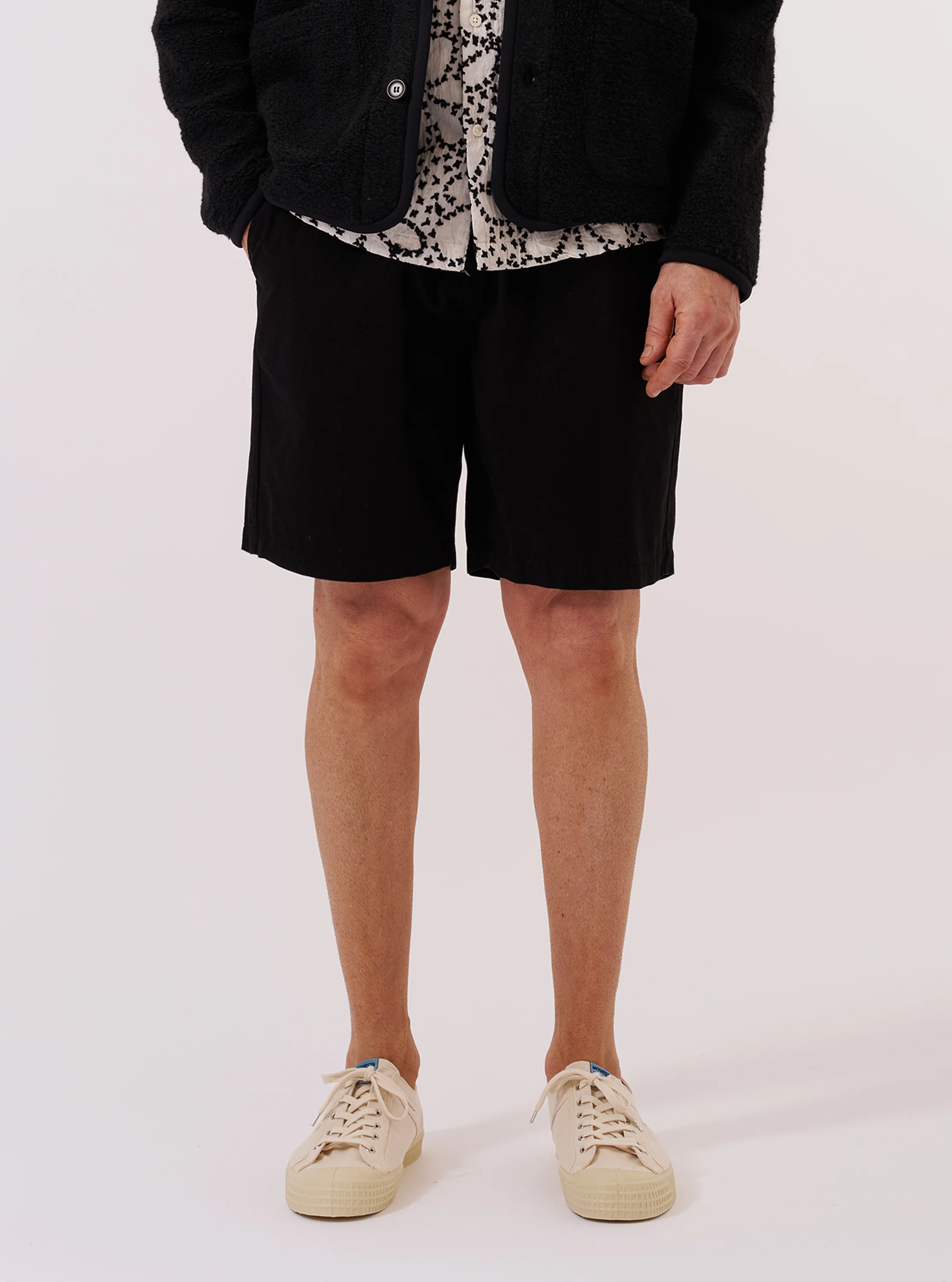 Black Kelly Cotton Simple Short - Image 2