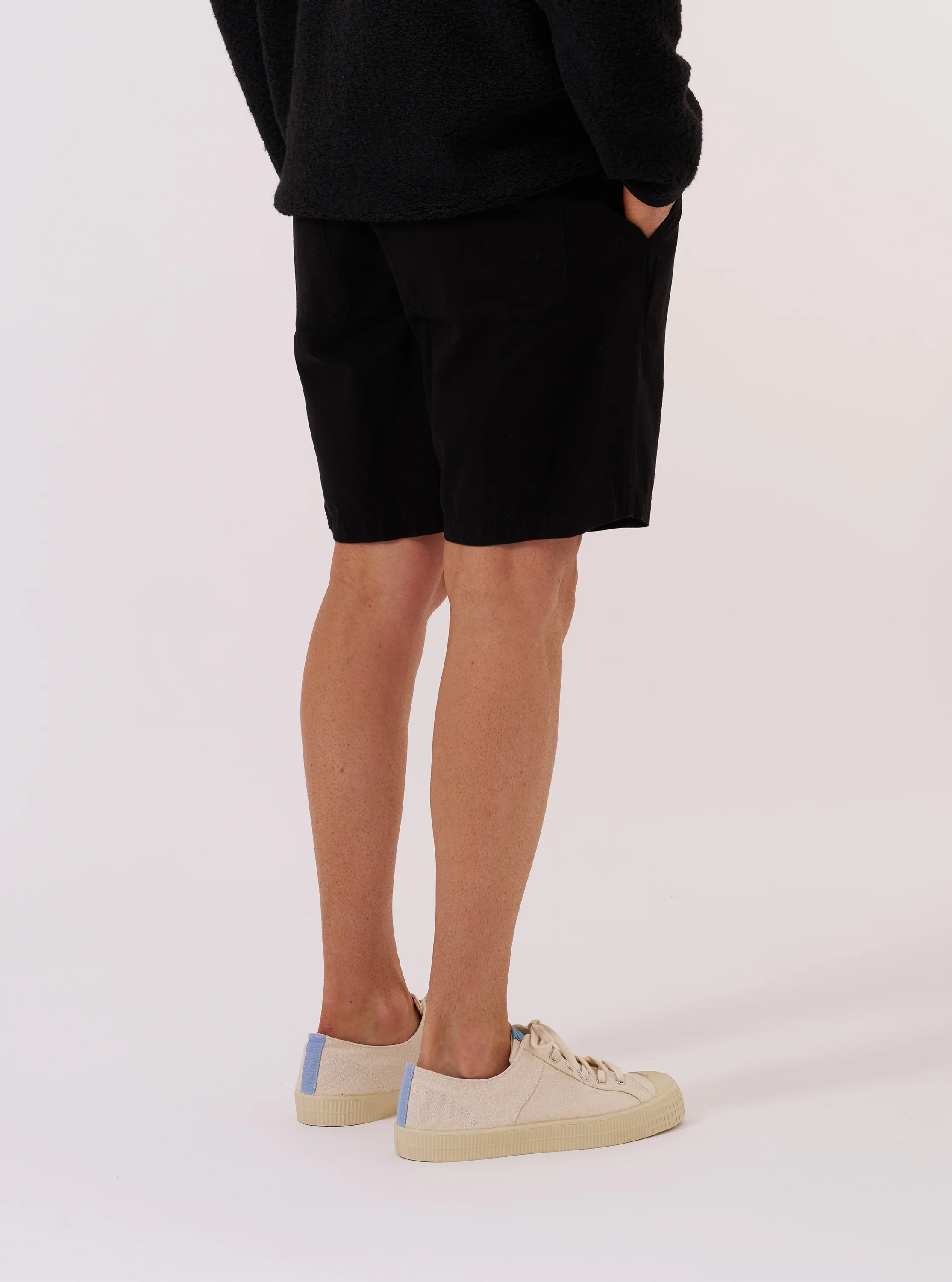 Black Kelly Cotton Simple Short - Image 3