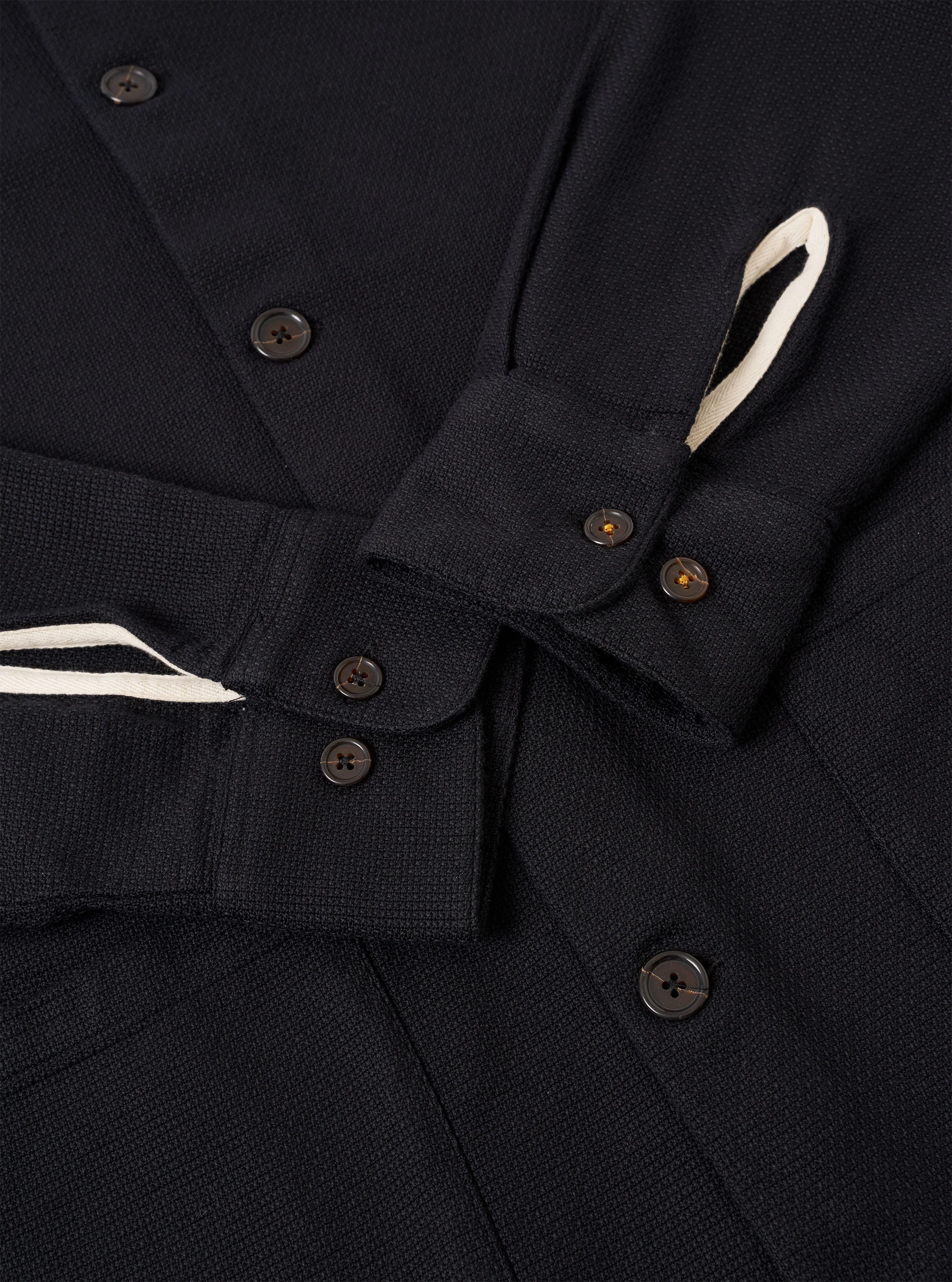 Black Kendal Cotton Travail Overshirt - Image 6