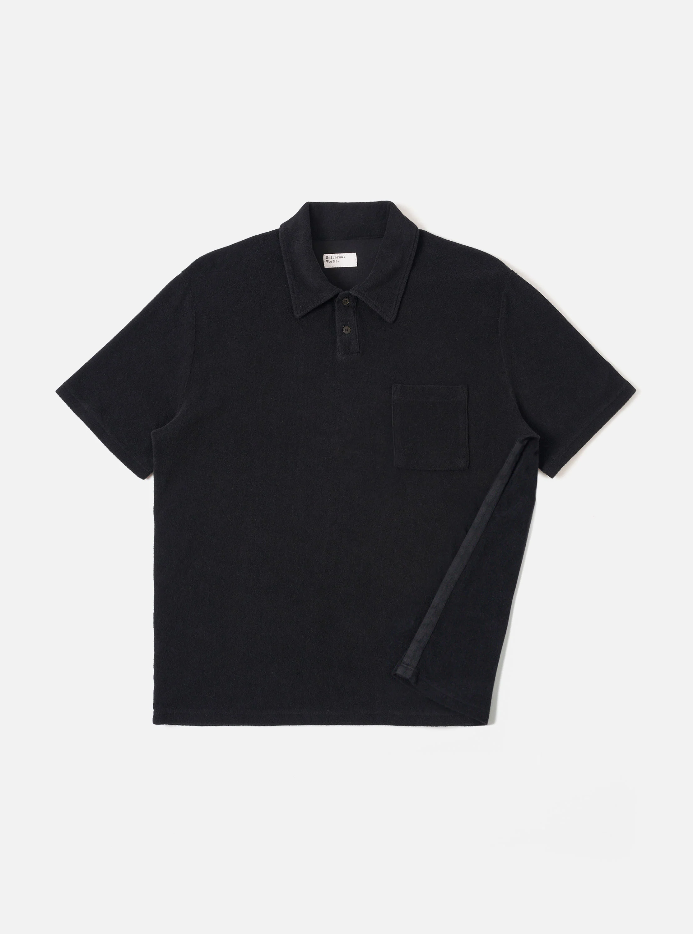 Black Light Weight Terry Newlyn Polo