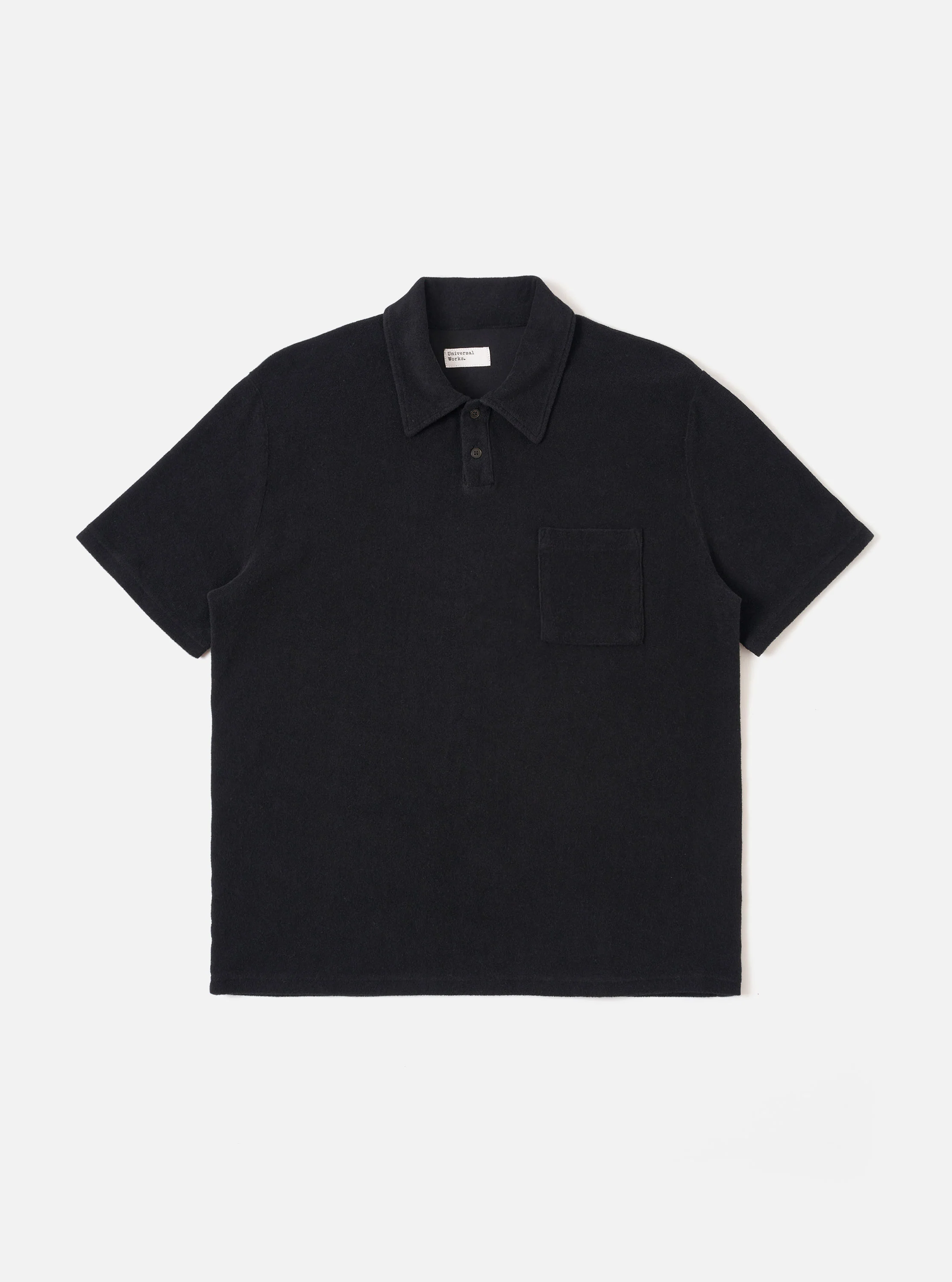 Black Light Weight Terry Newlyn Polo - Image 5