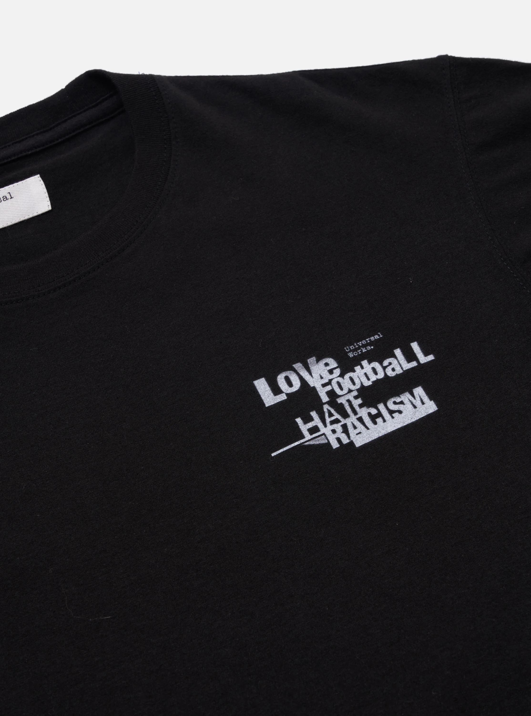 Black Love Football Jersey Print Tee - Image 3