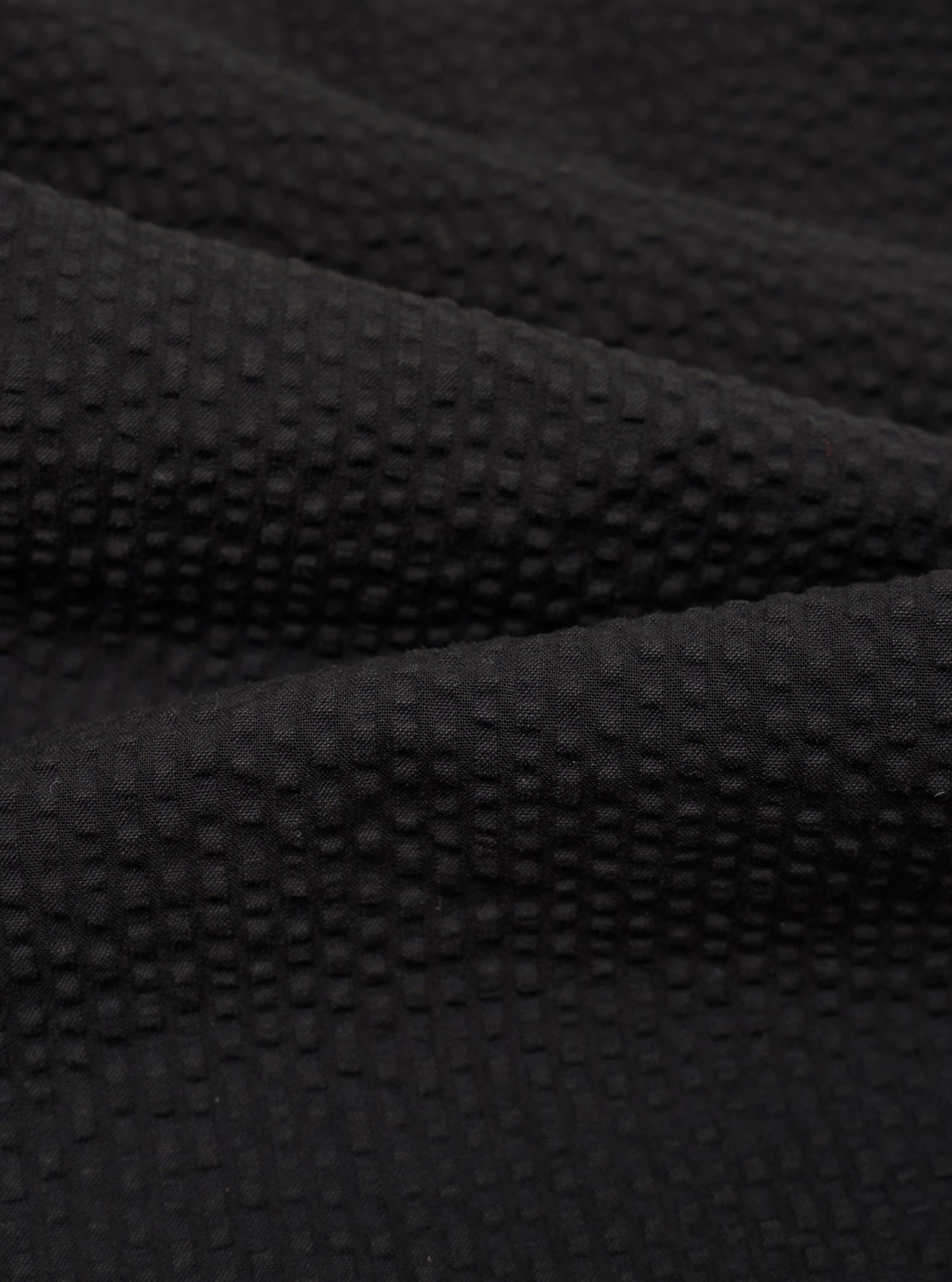 Black Merida Seersucker Three Button Jacket - Image 4