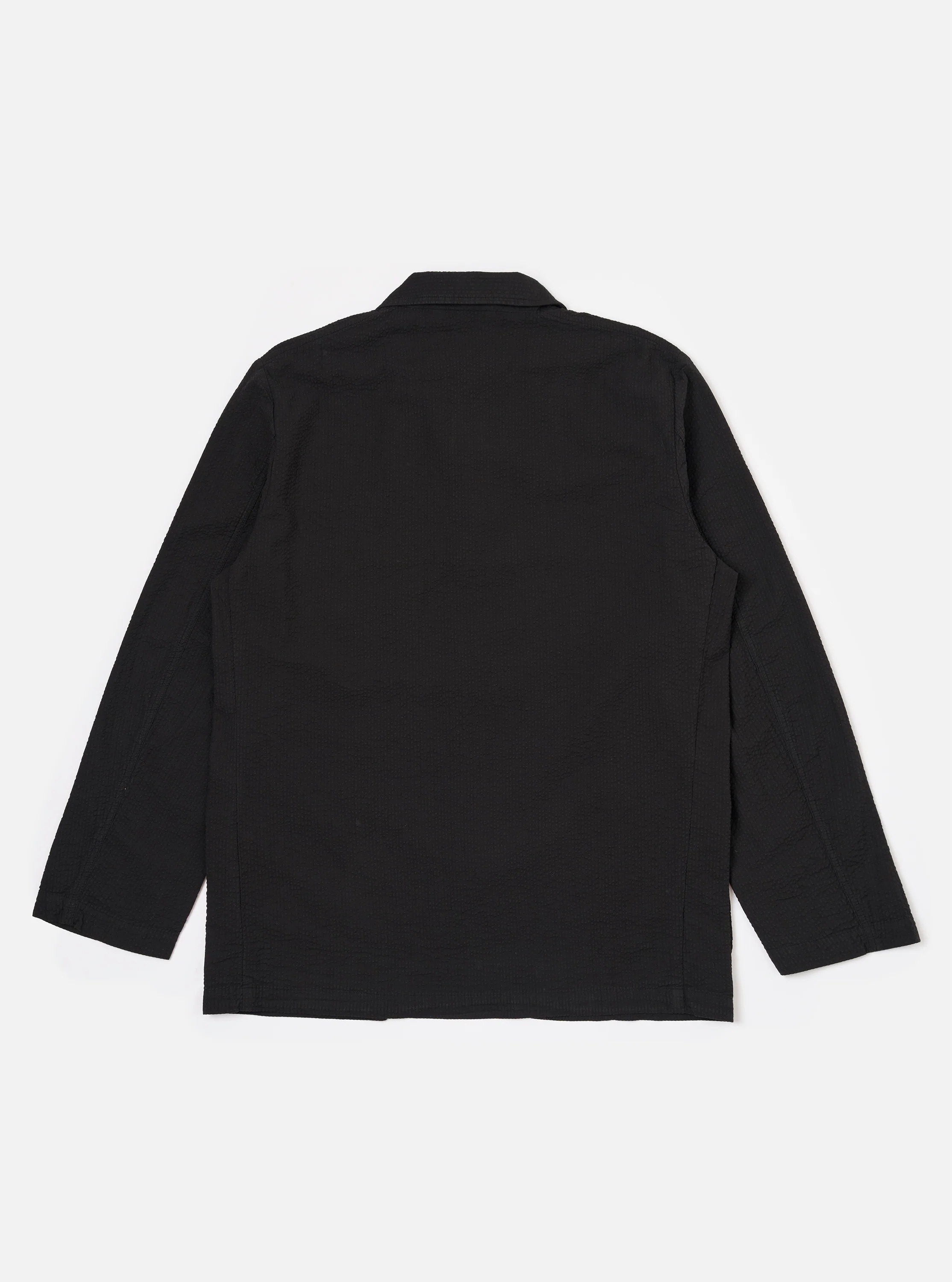 Black Merida Seersucker Three Button Jacket - Image 5