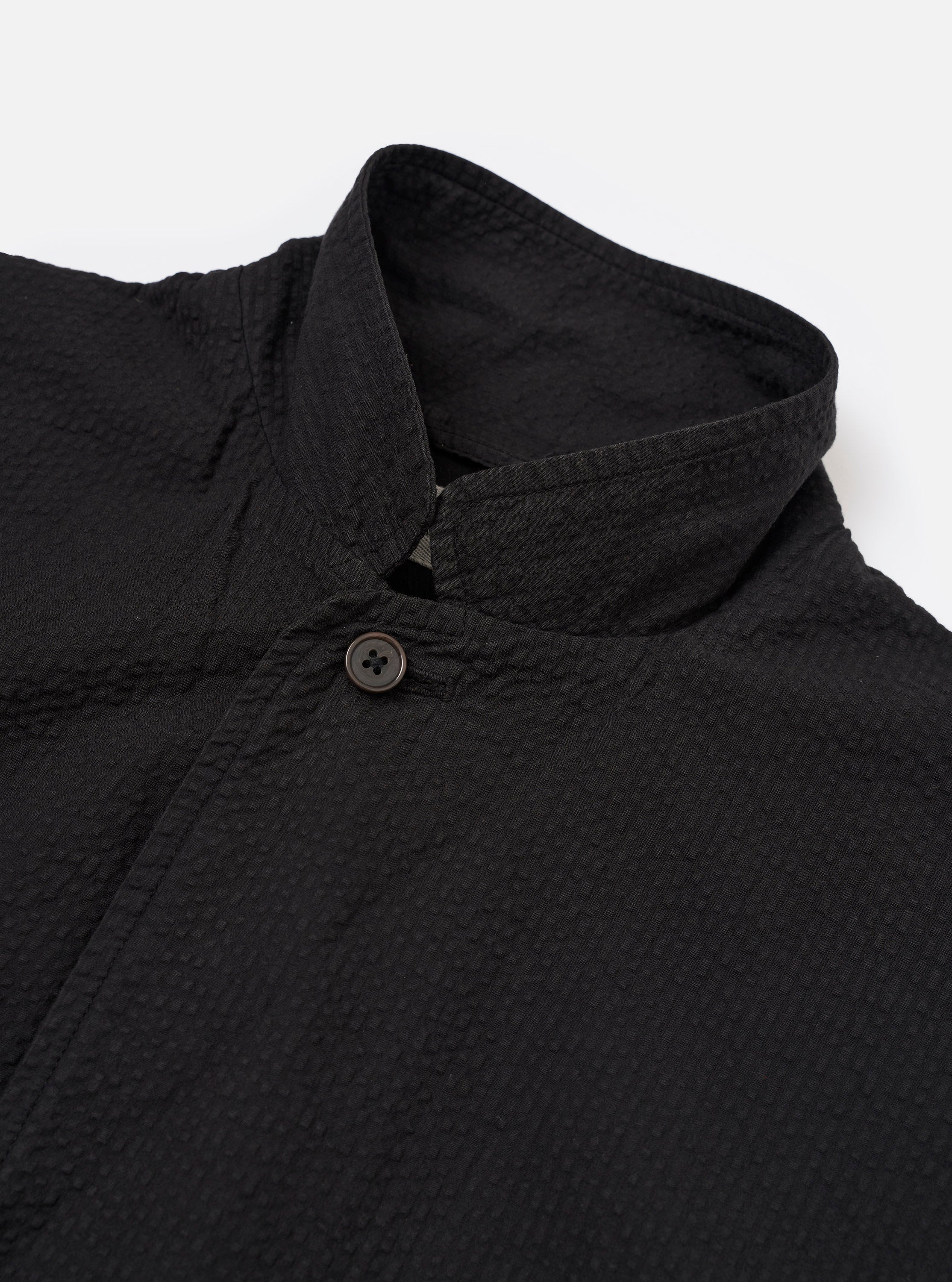 Black Merida Seersucker Three Button Jacket - Image 7