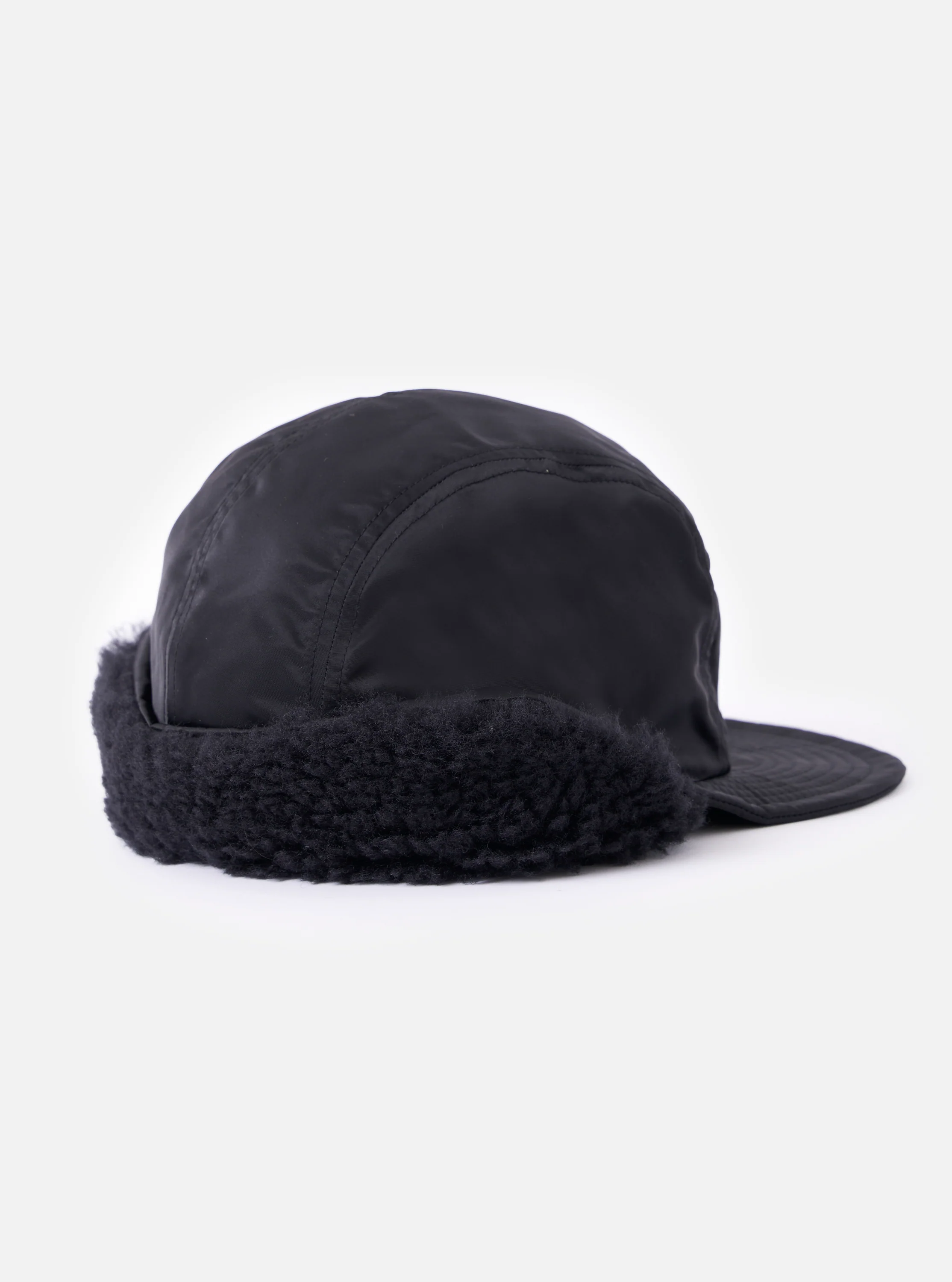 cableamiĀ® Black Military Nylon Twill Cap - Image 3