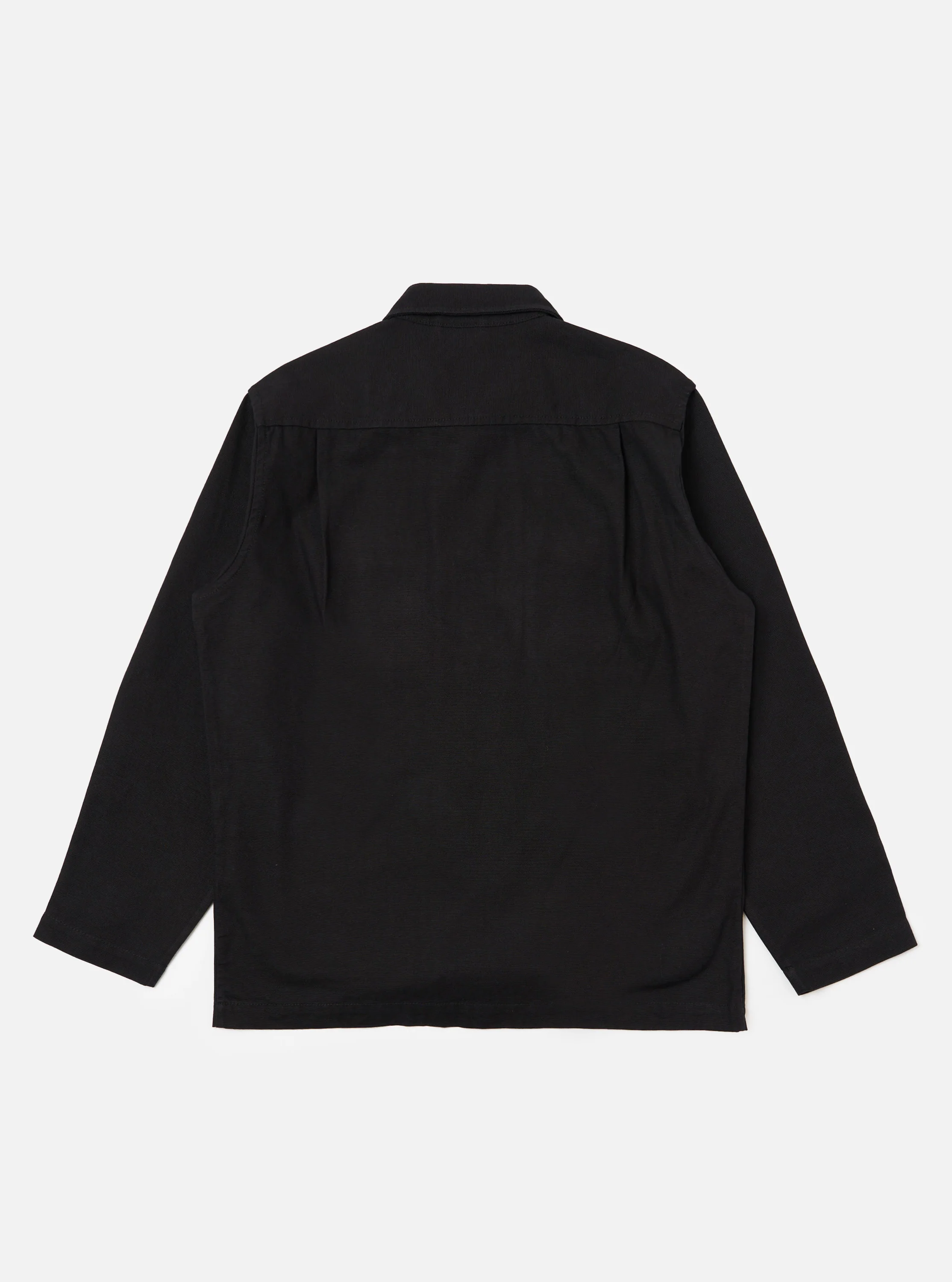 Black Organic Canvas Dockside Overshirt - Image 5