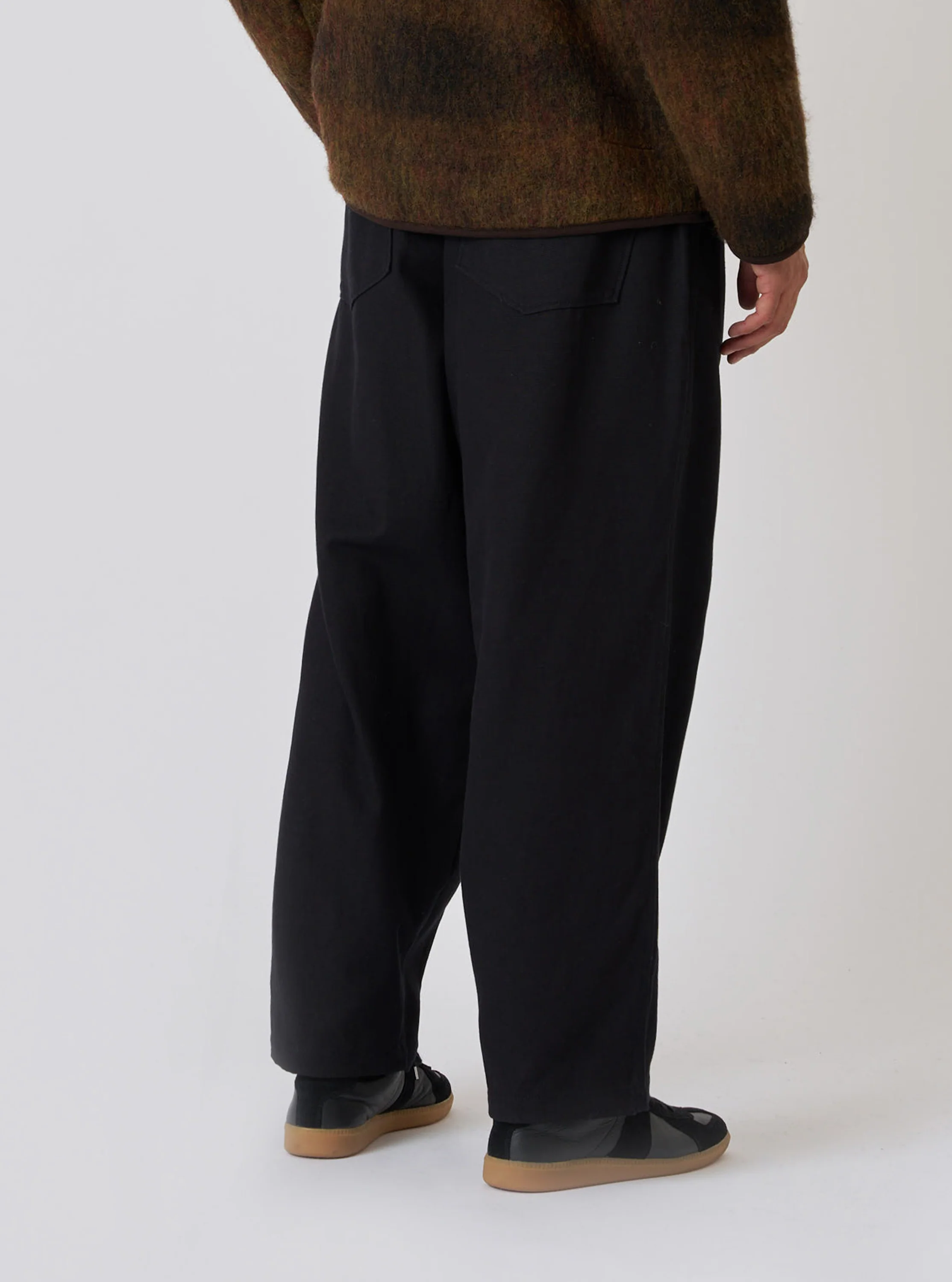 Black Organic Canvas Dutch Pant - Image 3