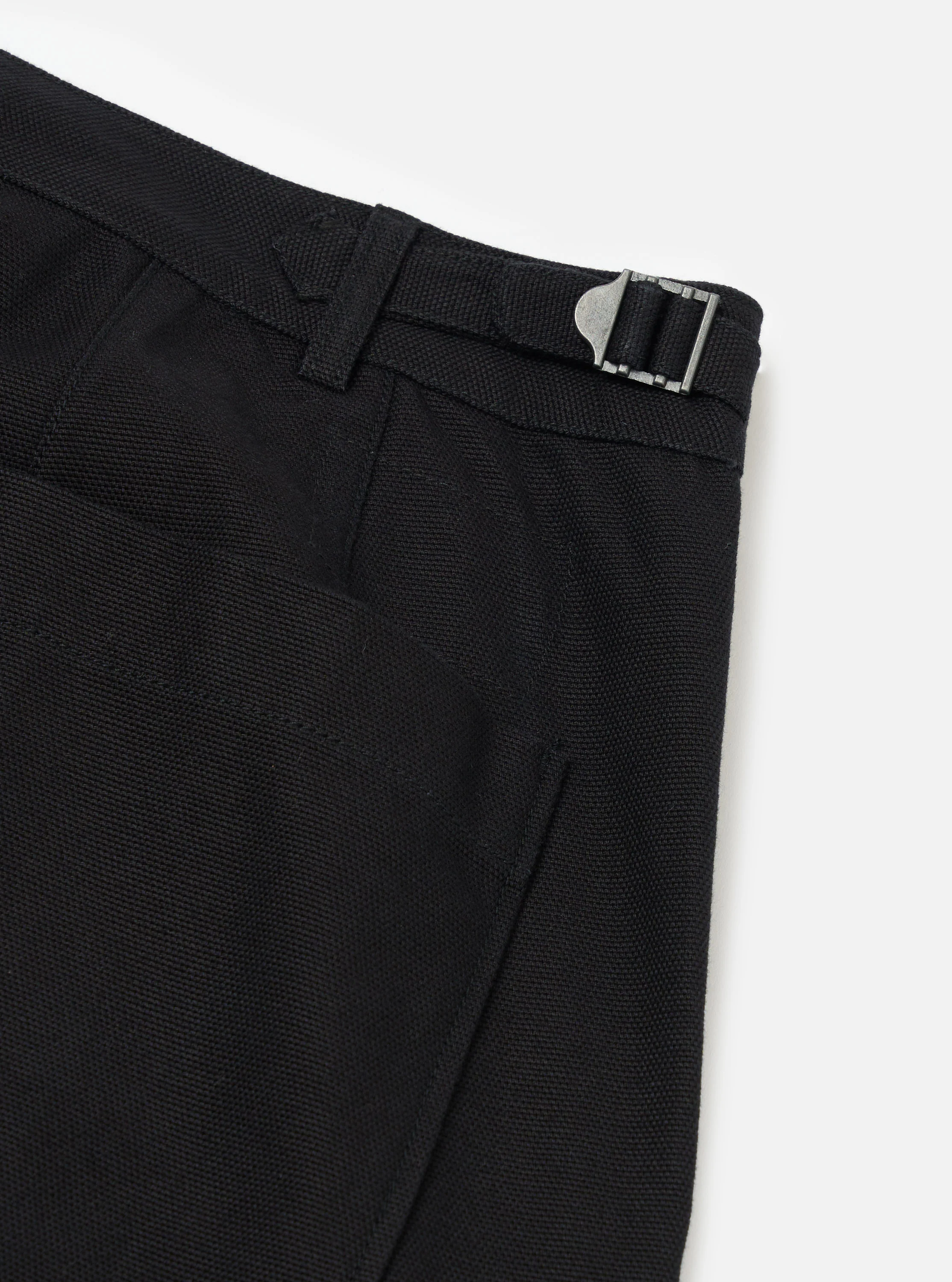 Black Organic Canvas Dutch Pant - Image 7