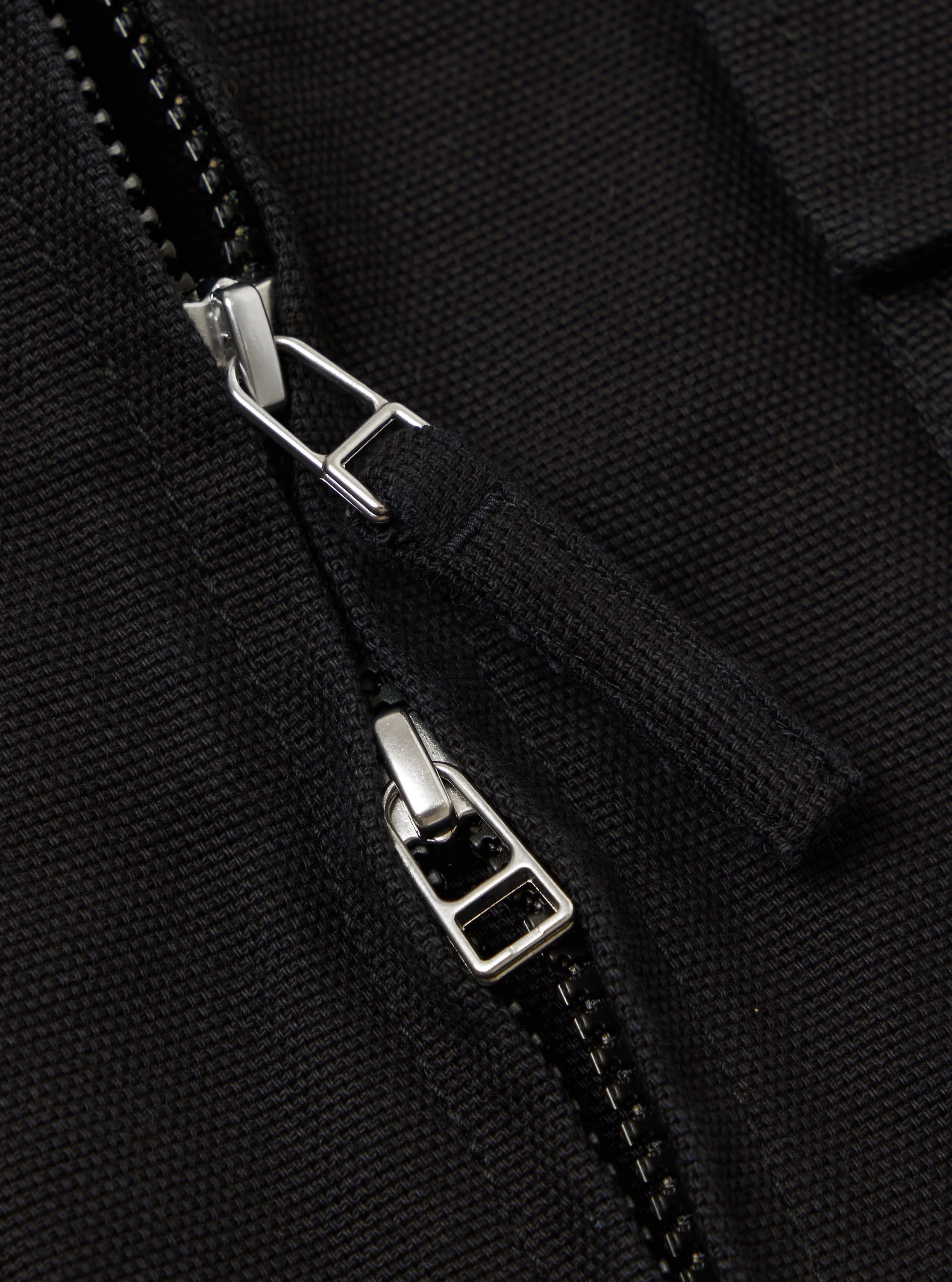 Black Organic Canvas E130 Jacket - Image 7