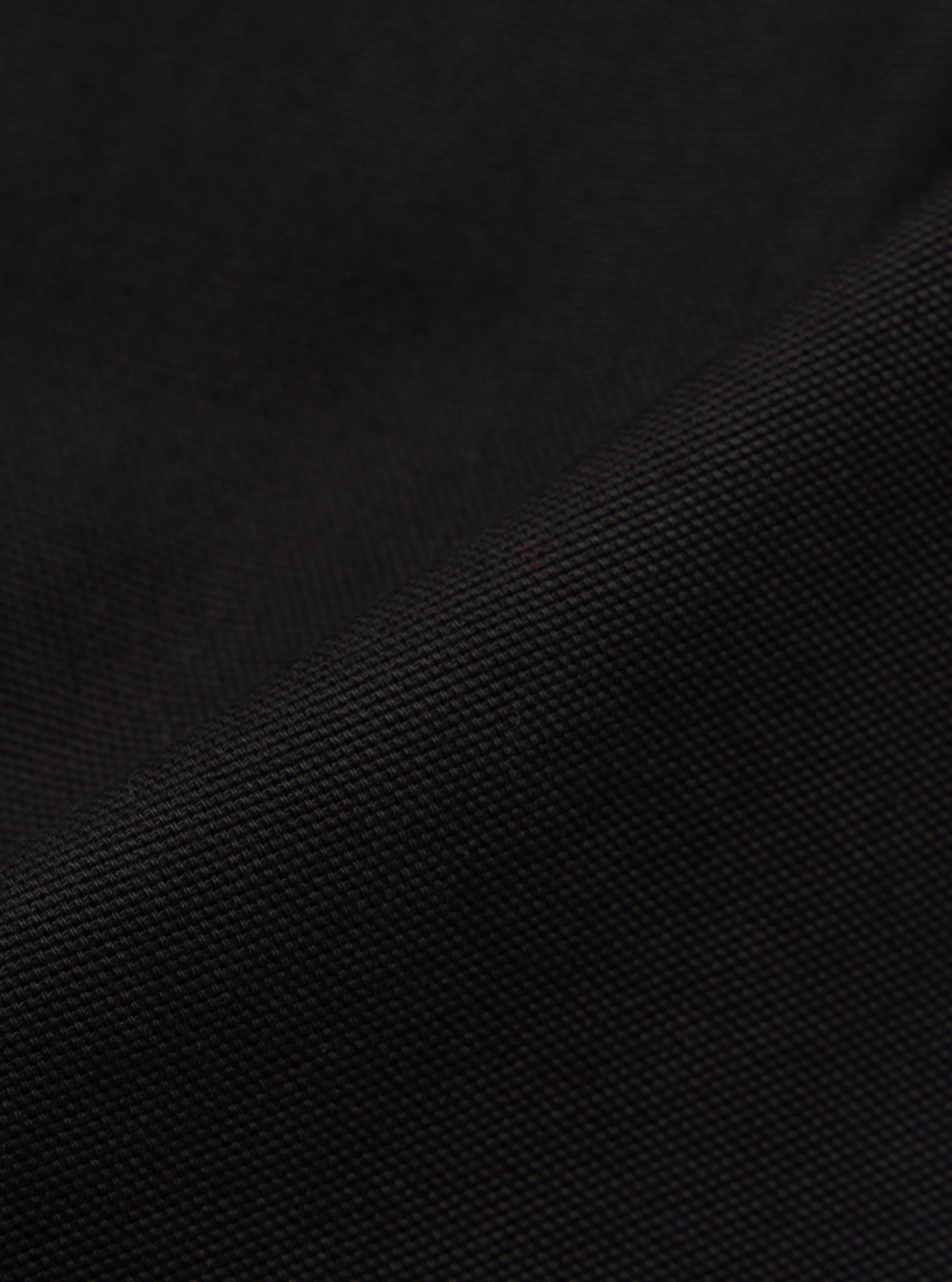 Black Organic Canvas Super Chino - Image 4