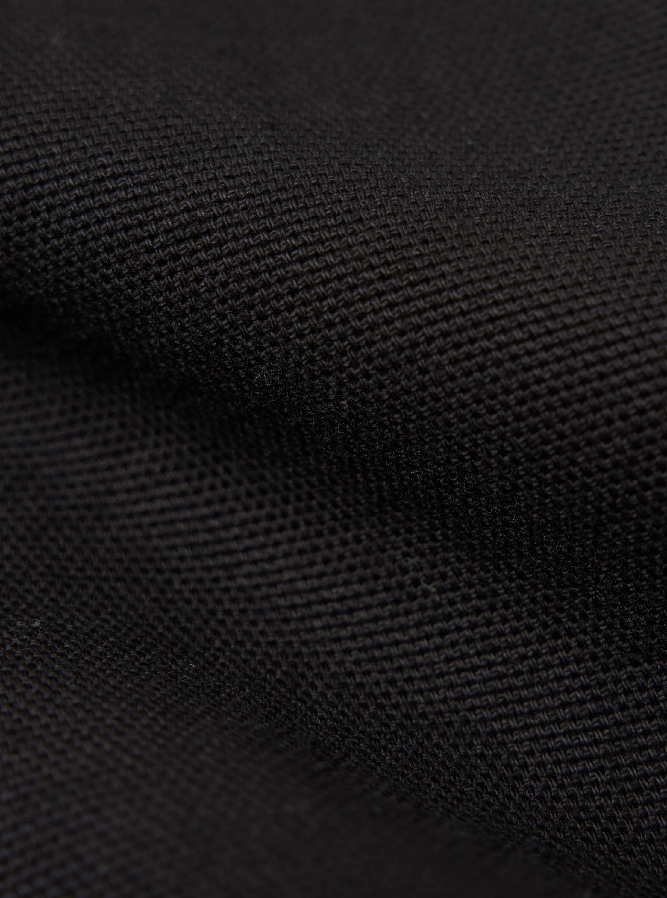 Black Organic Canvas Two Button Jacket - Image 4