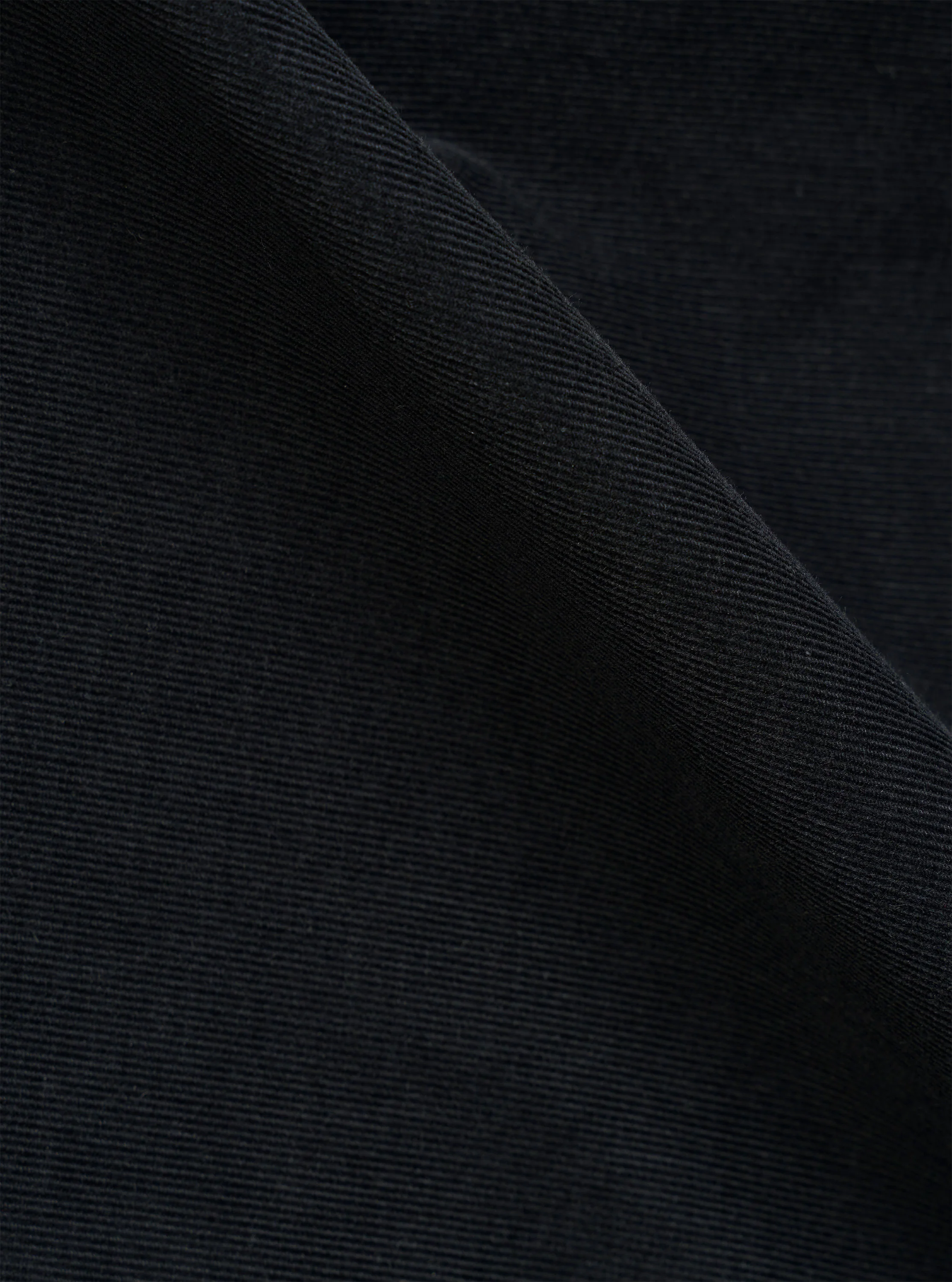 Black Organic Fine Cord Duty Jacket - Image 4