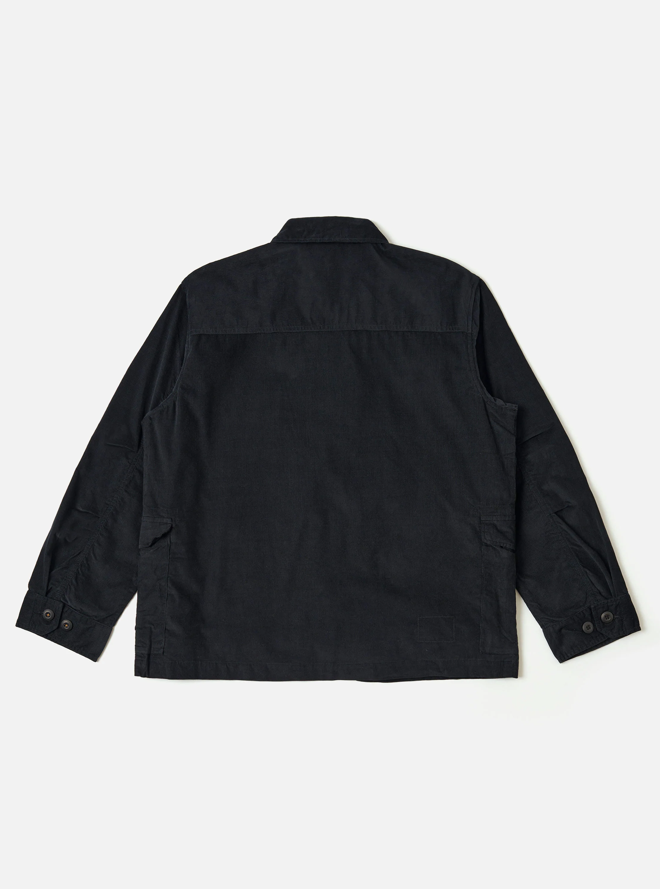 Black Organic Fine Cord Duty Jacket - Image 5