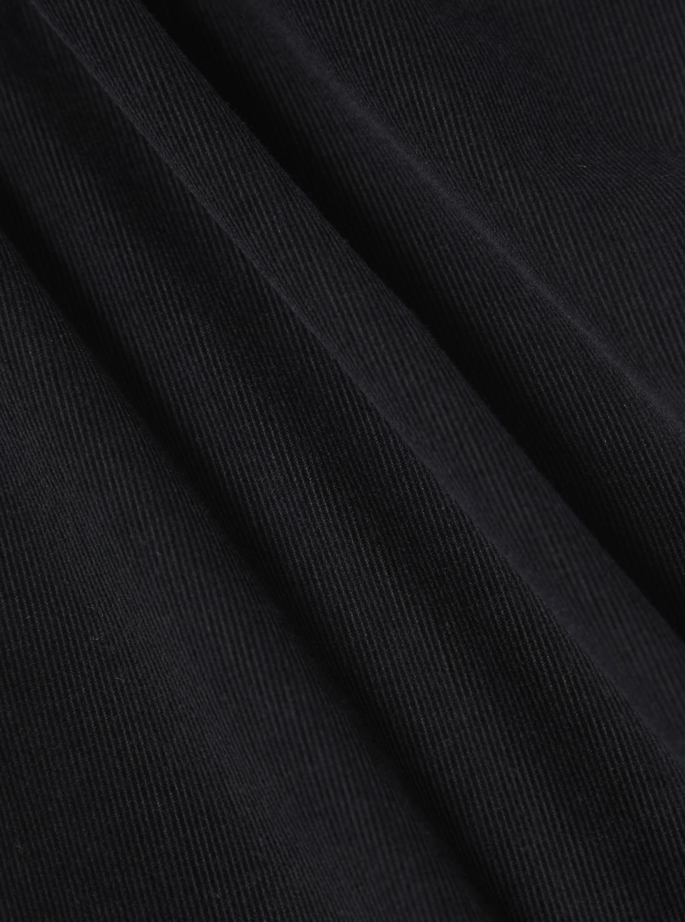 Black Organic Fine Cord Oxford Pant - Image 4