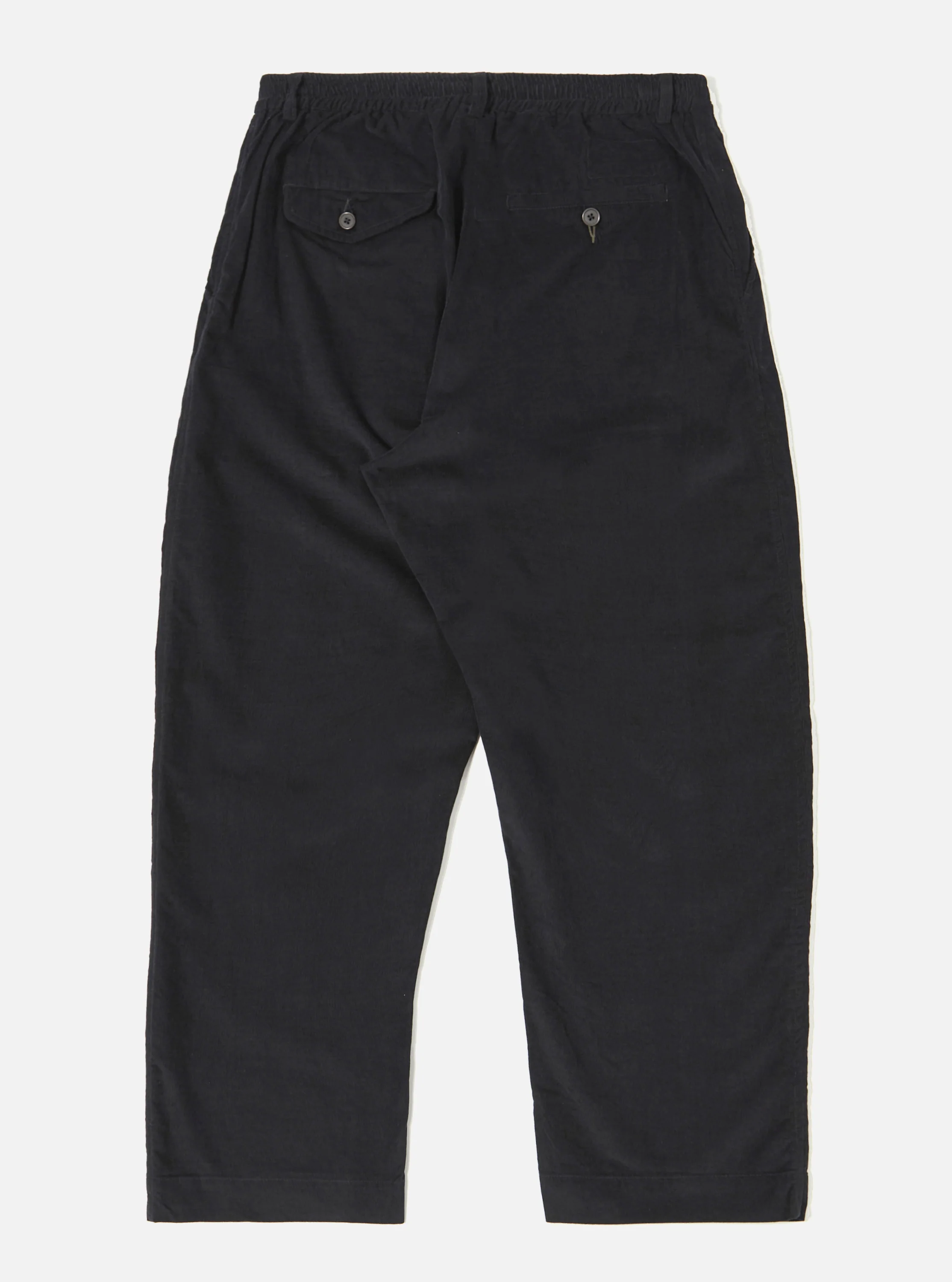 Black Organic Fine Cord Oxford Pant - Image 5