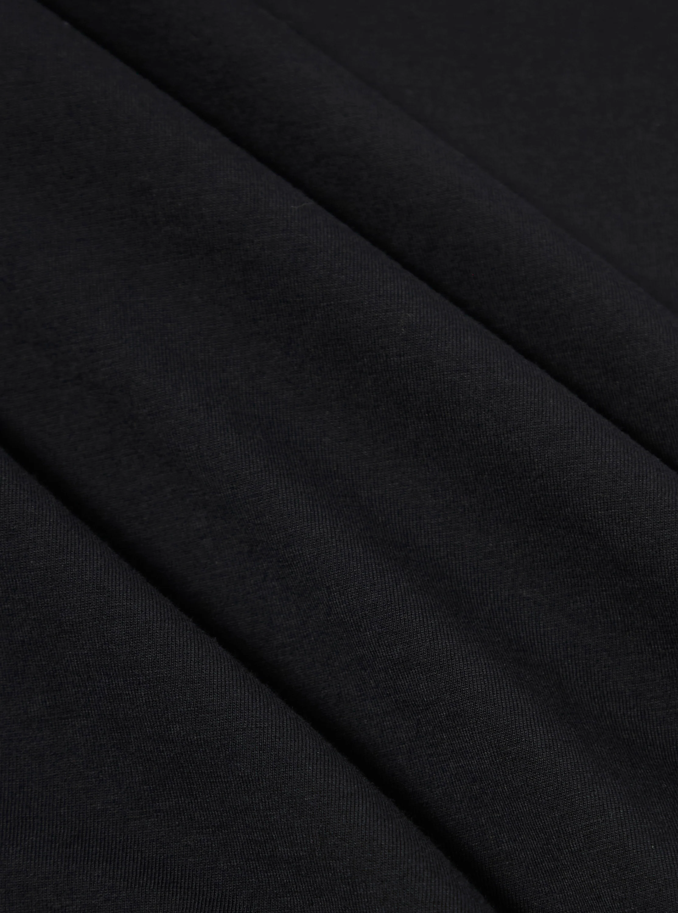 Black Organic Jersey Print Pocket Tee - Image 4