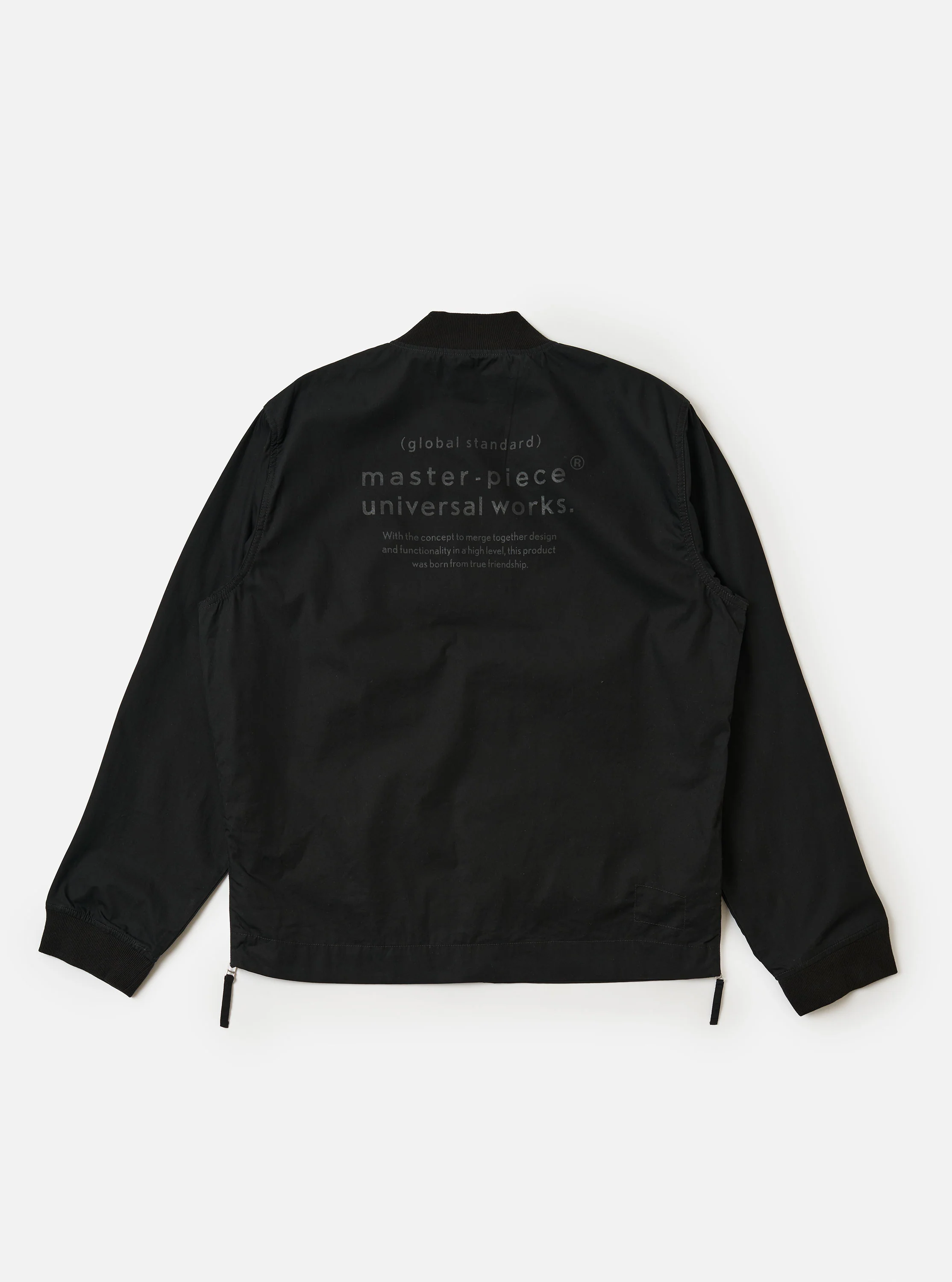 master-piece x Universal Works Black Peached Poplin Newark Jacket - Image 5