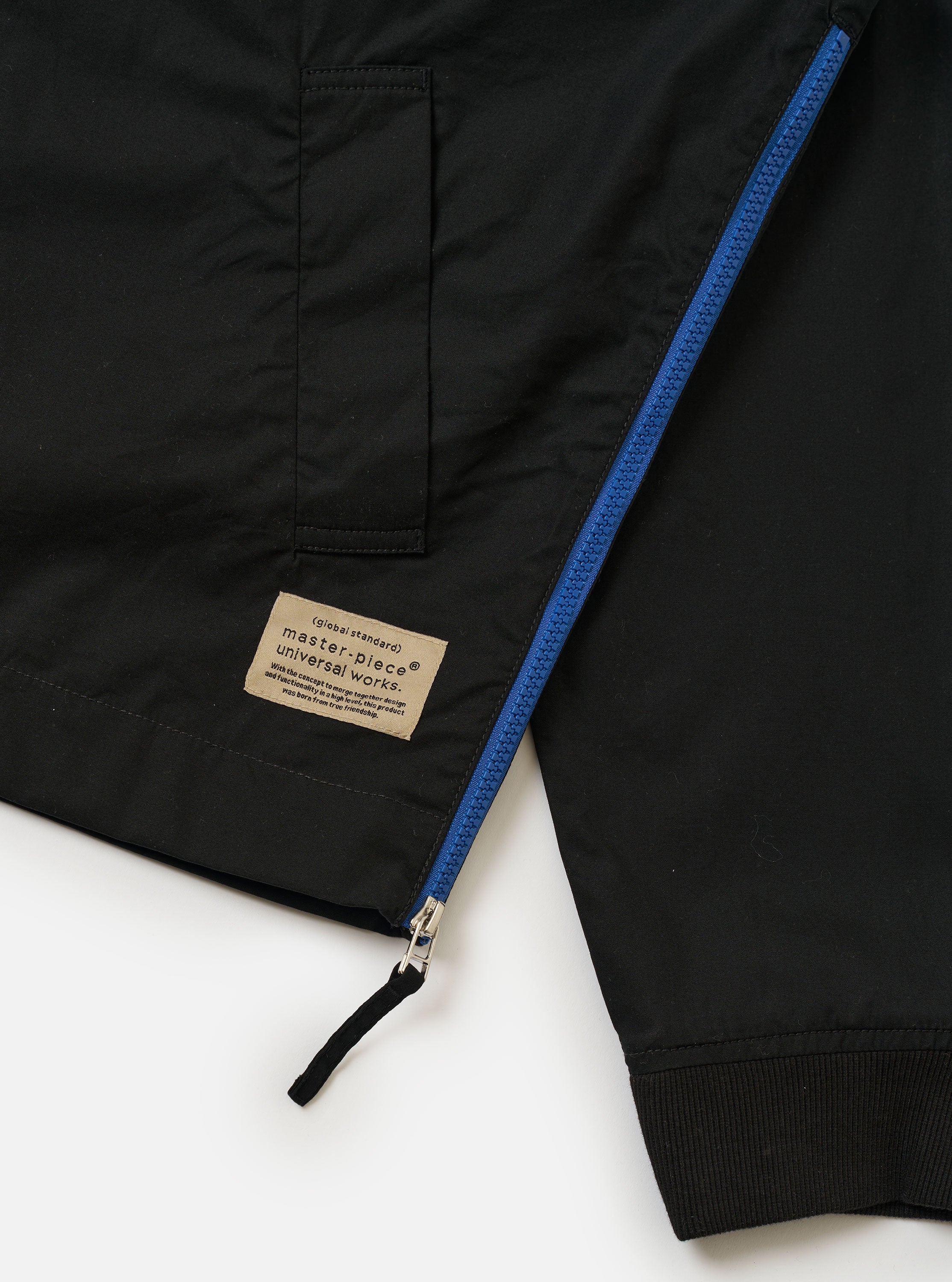 master-piece x Universal Works Black Peached Poplin Newark Jacket - Image 8
