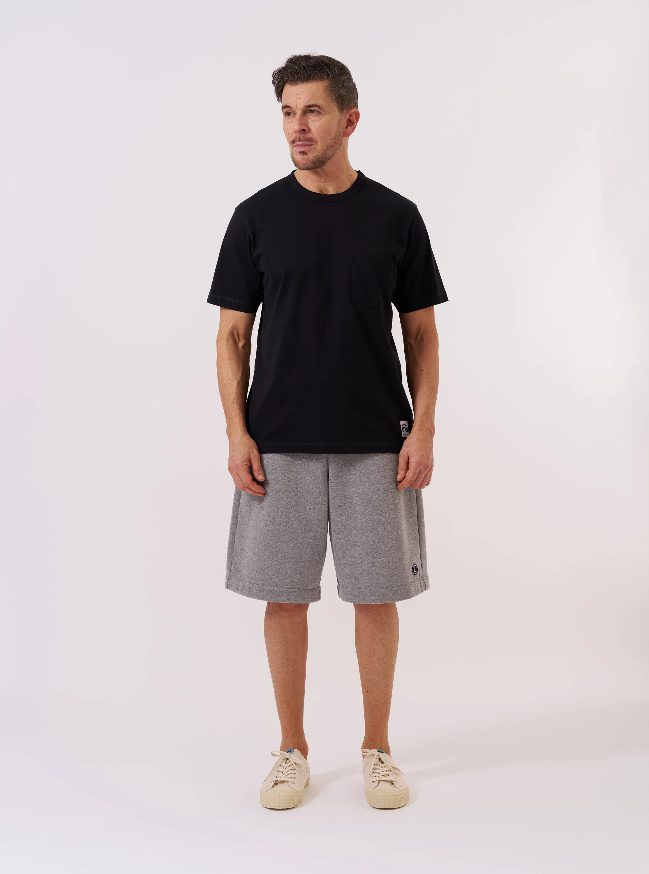 Black Recycled/Bio Jersey Core Pocket Tee - Image 8
