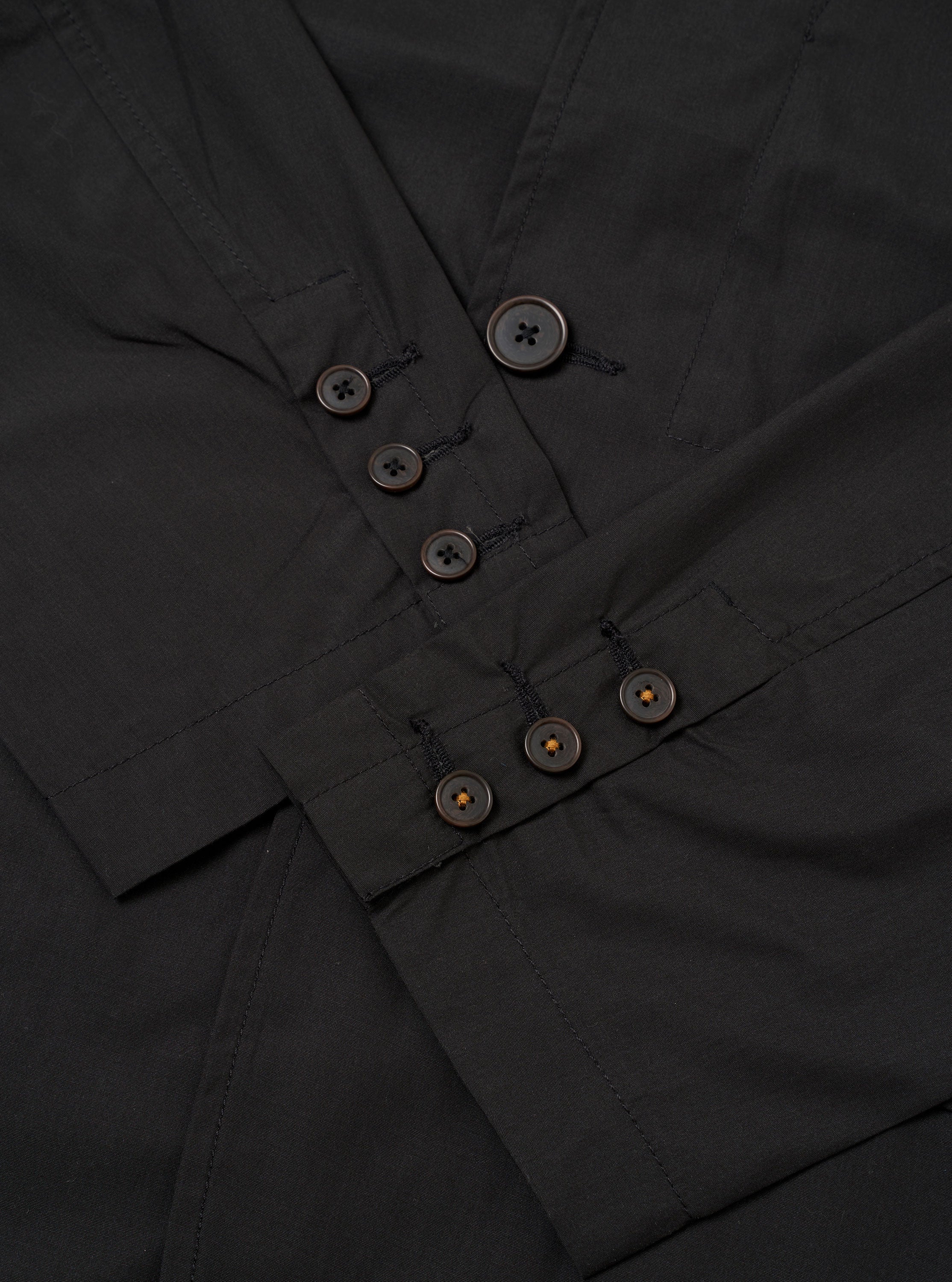 Black Recycled Polytech Capitol Jacket - Image 7